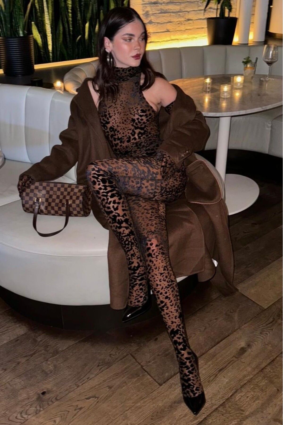 Bikini Mayokini Dünyası Leopar Luxury Jumpsuit