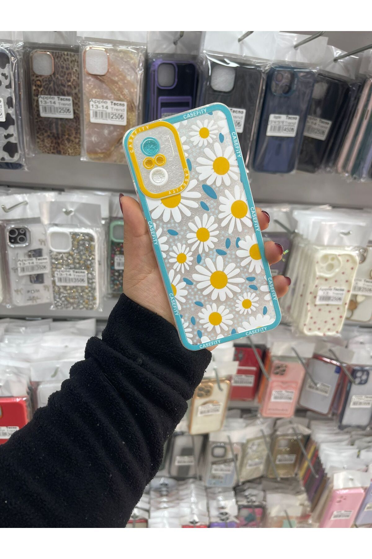 TECNOTREND Redmi Note 10/10s Uyumlu desenli şeffaf silikon kılıf