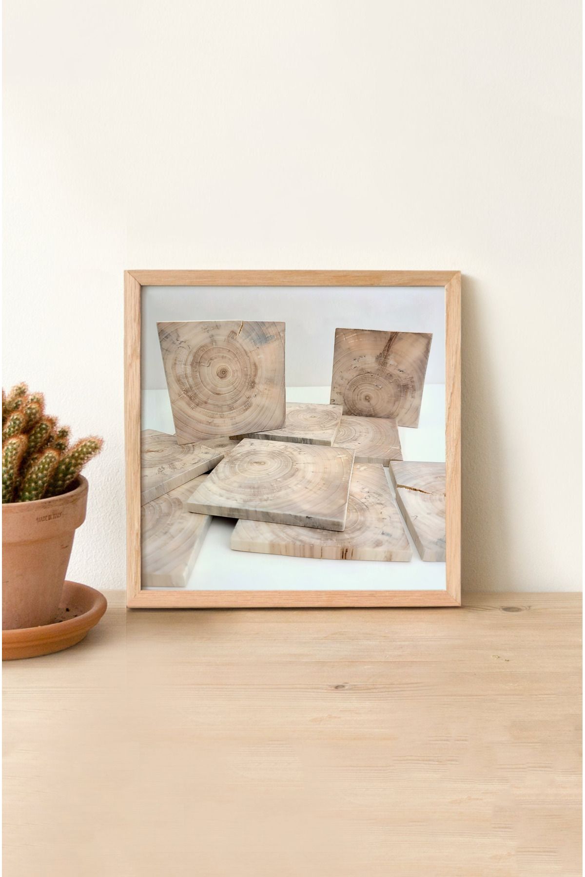 kutuTR Ahşap Çerçeveli Mdf KARE Tek Tablo (KENDİ TABLO SETİNİZİ OLUŞTURACAĞINIZ LİSTE) TX1022