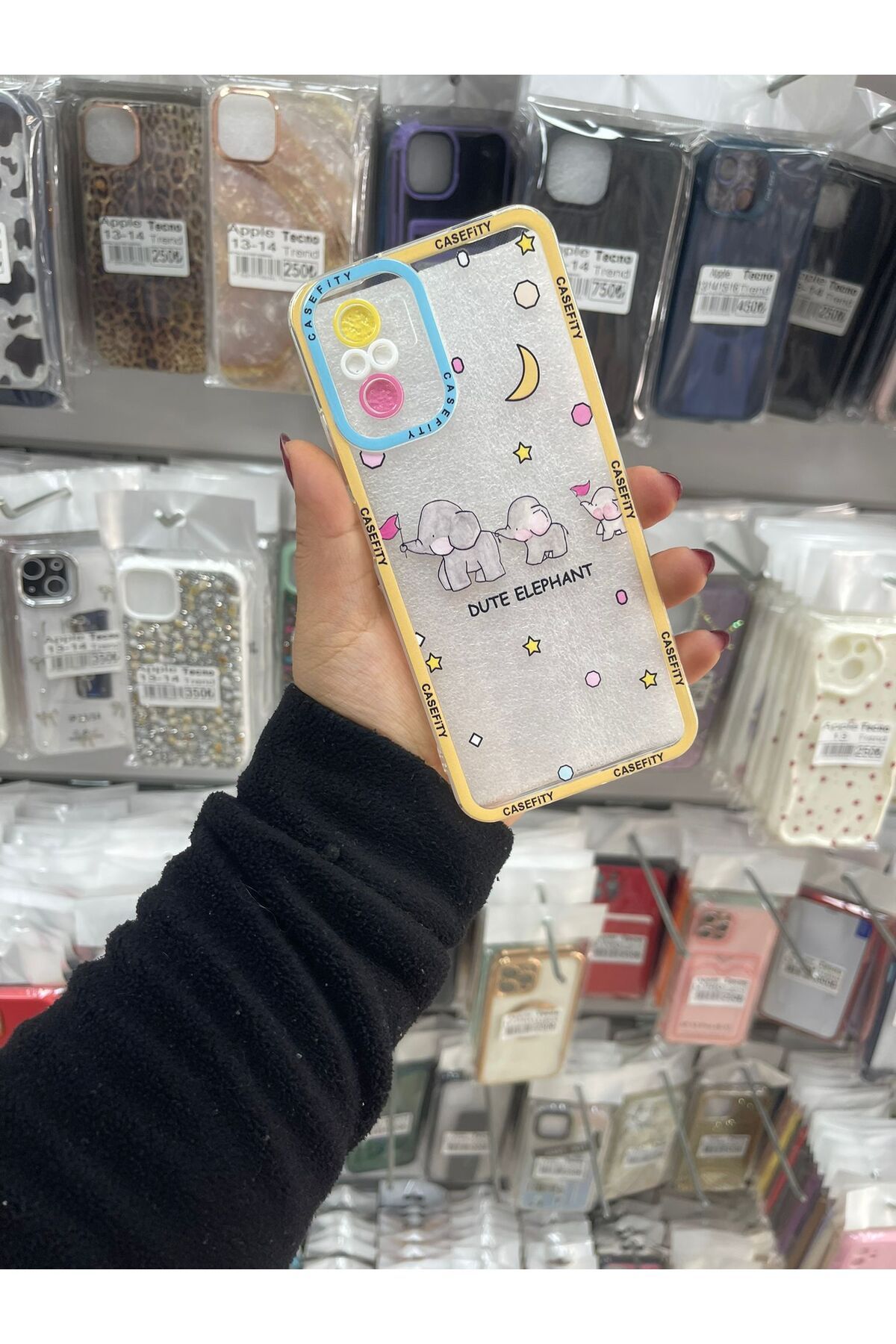 TECNOTREND Redmi Note 10/10s Uyumlu desenli şeffaf silikon kılıf