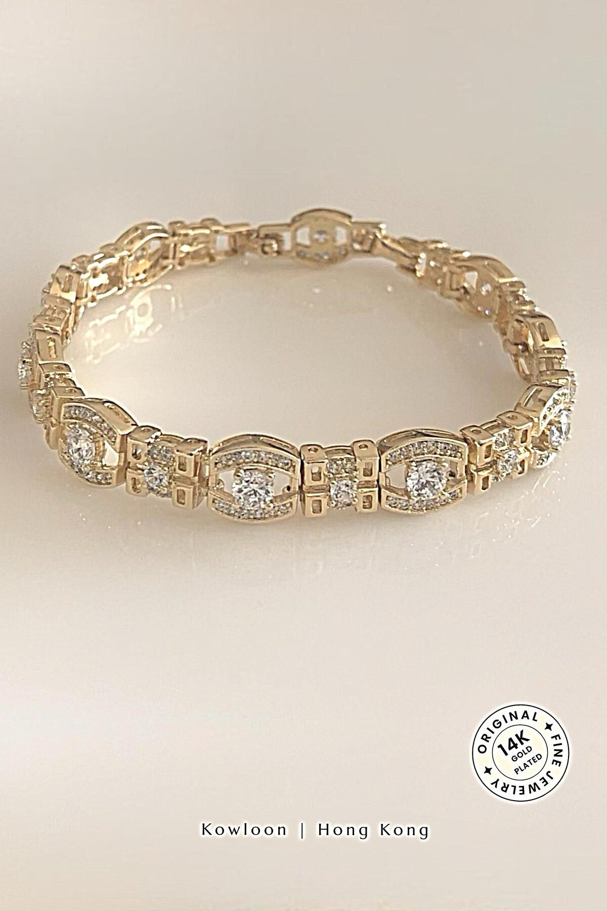cacharel classic 14K Altın Kaplama Çelik Bileklik