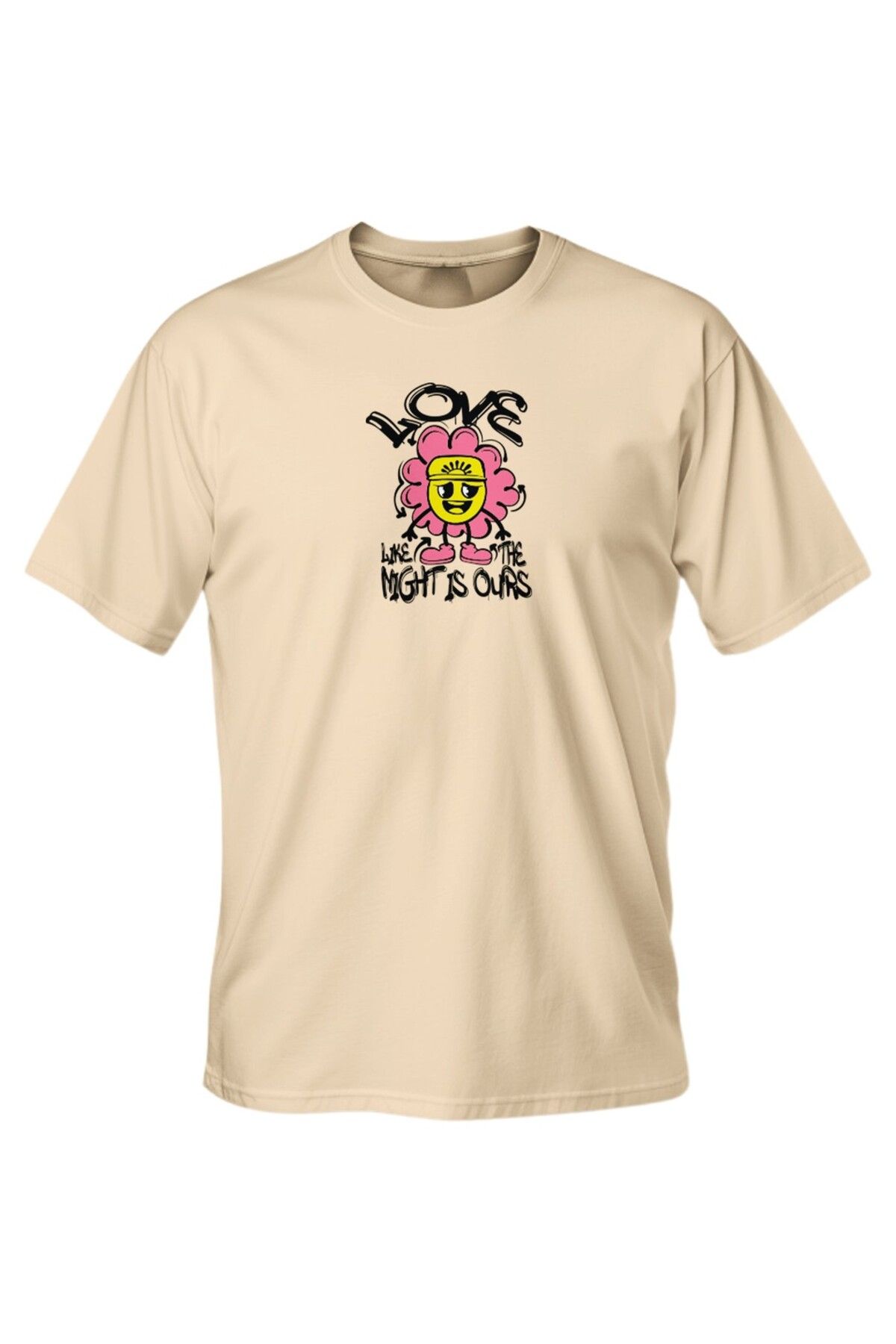 LUMARTA Regular Like The Flower Baskılı T-Shirt