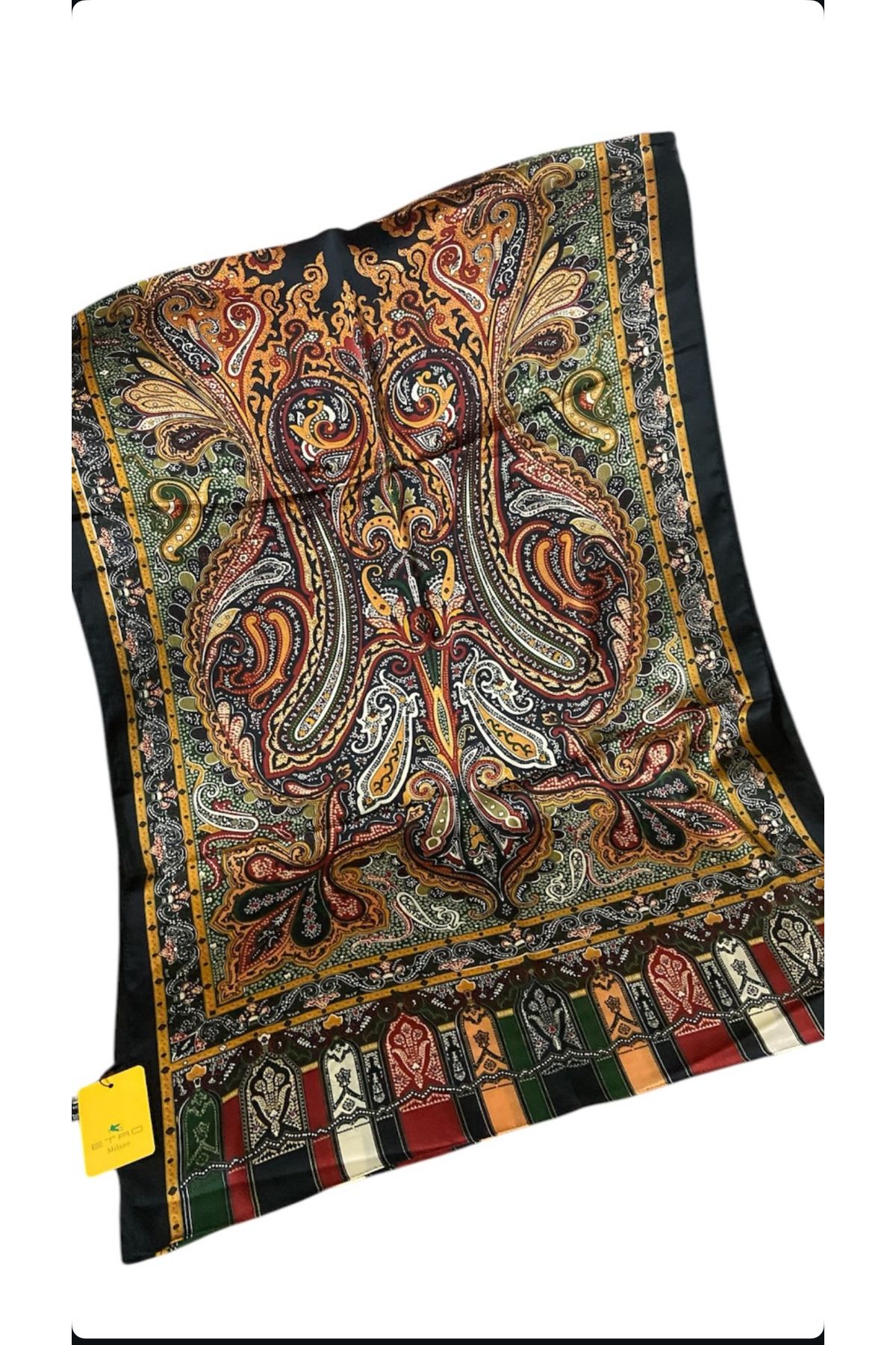 NurScarf Etro Desen İthal Vual İpek Şal