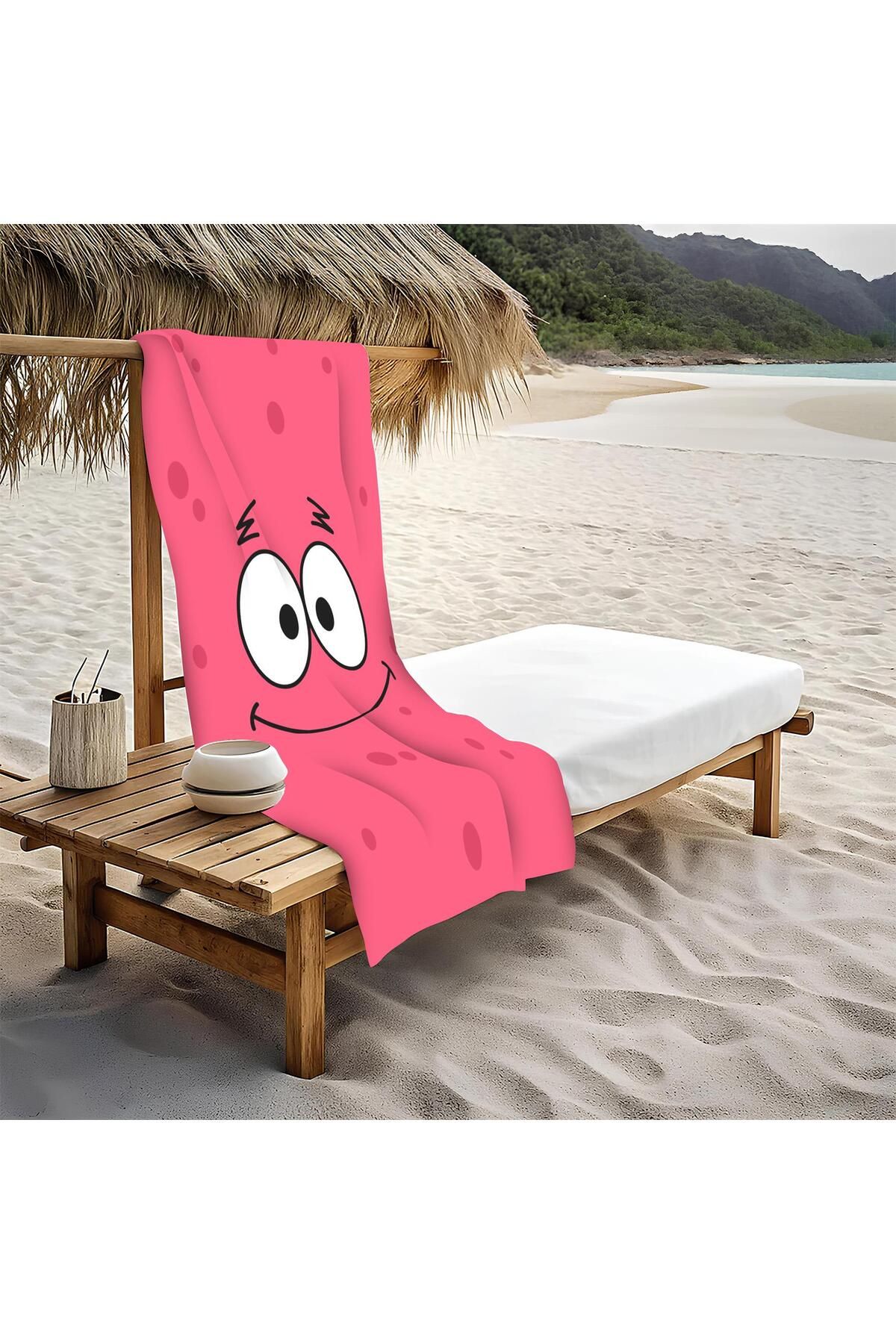 Doruklar Home Collection Dekoratif Modern Desenli Plaj Deniz Havlusu Peştamal 80x160 CM PİKA15