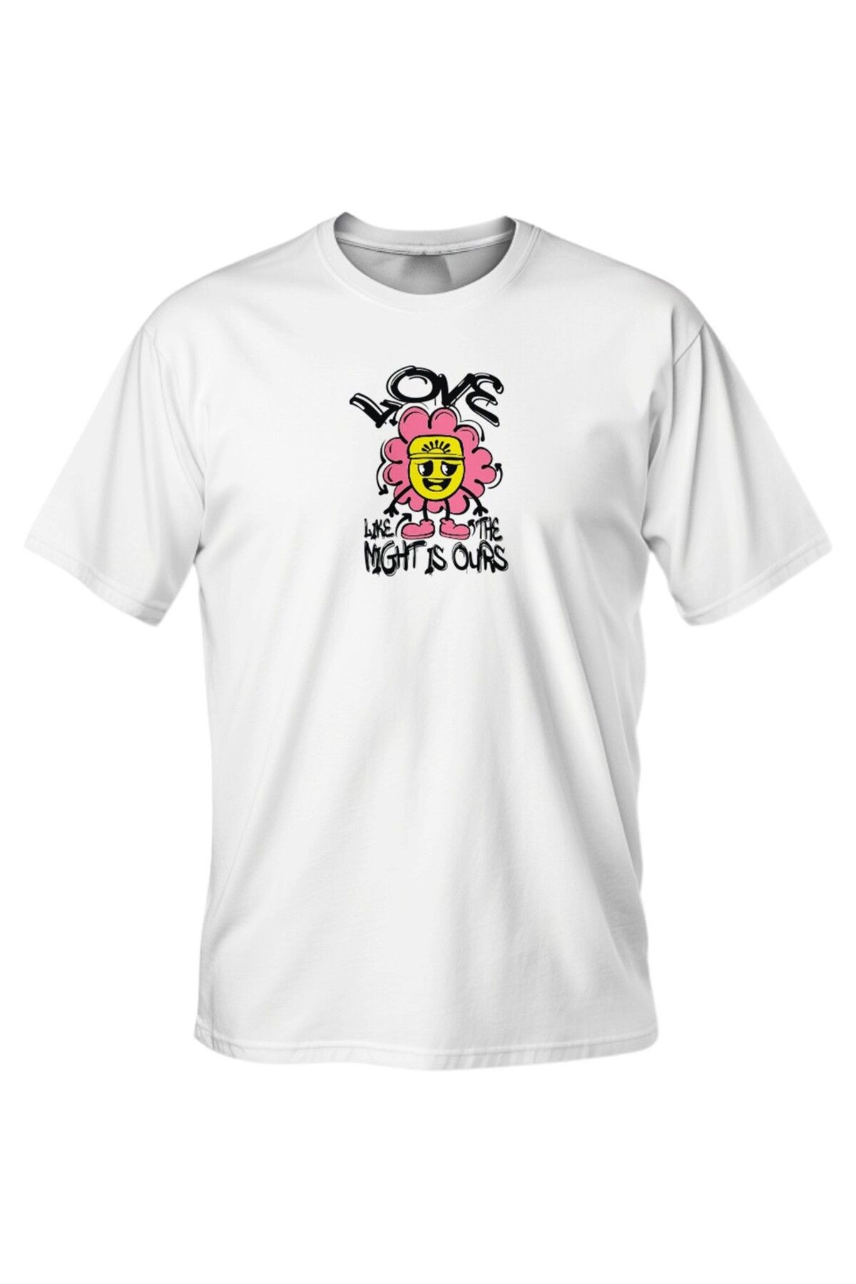LUMARTA Regular Like The Flower Baskılı T-Shirt