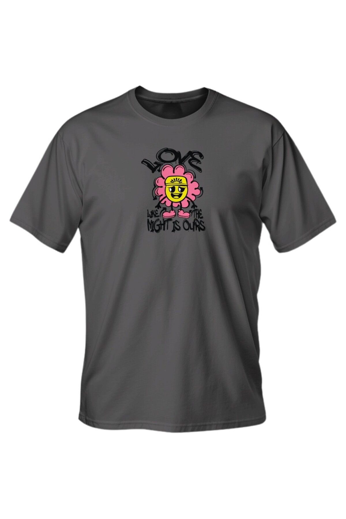 LUMARTA Regular Like The Flower Baskılı T-Shirt
