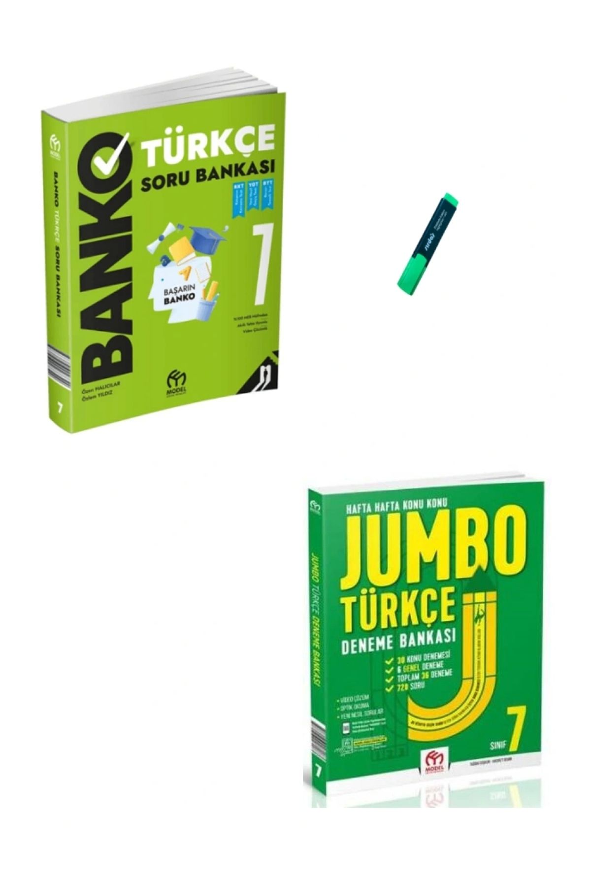 Model Eğitim Yayınları 7. Sınıf Türkçe Banko Soru Bankası ve Jumbo Deneme