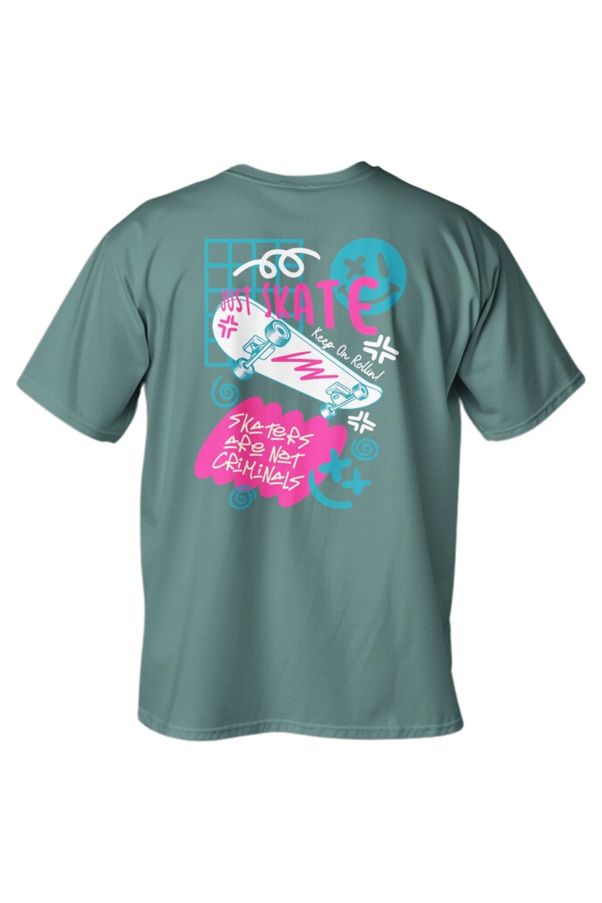 LUMARTA Regular Just Skate Baskılı T-Shirt