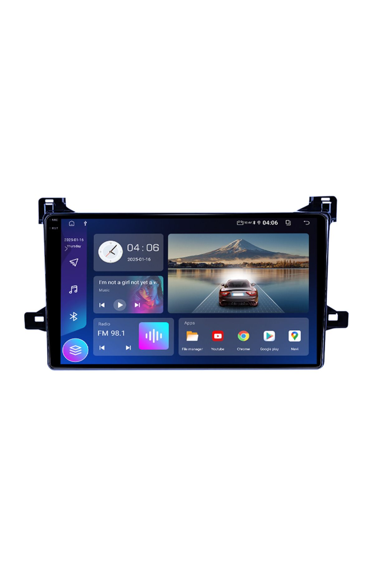 navi-it-Volkwagen Dedicated Navigation, 4gb Ram 64gb Rom, Quadcore, Android 14, Display Qled 1k, 9", Dsp 4