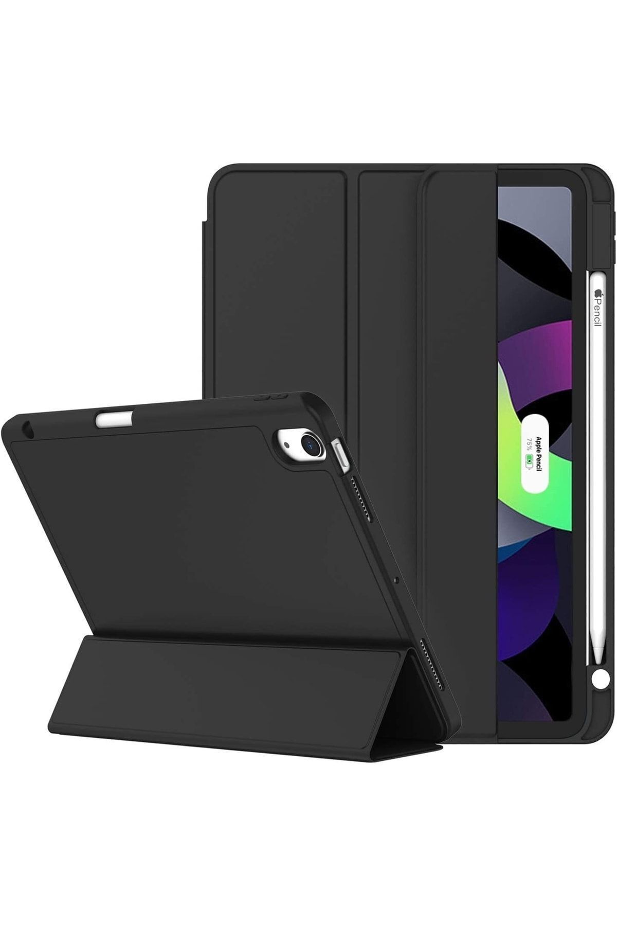Store Apple Ipad Air 11inç M2/m3 Air 4/5.nesil 10.9 Uyumlu Kılıf Pen Charge Kalem Bölmeli