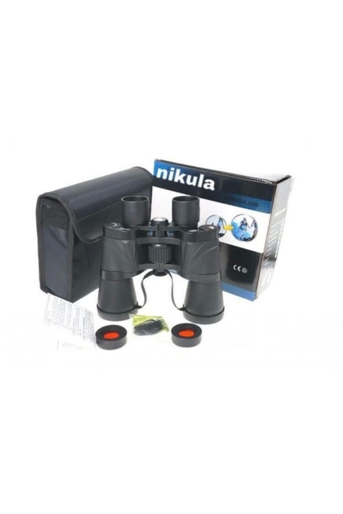ShopNova 10x50 Dürbün Av Dürbünü Güneş Filtreli Taşıma Çantalı 1000m/45m