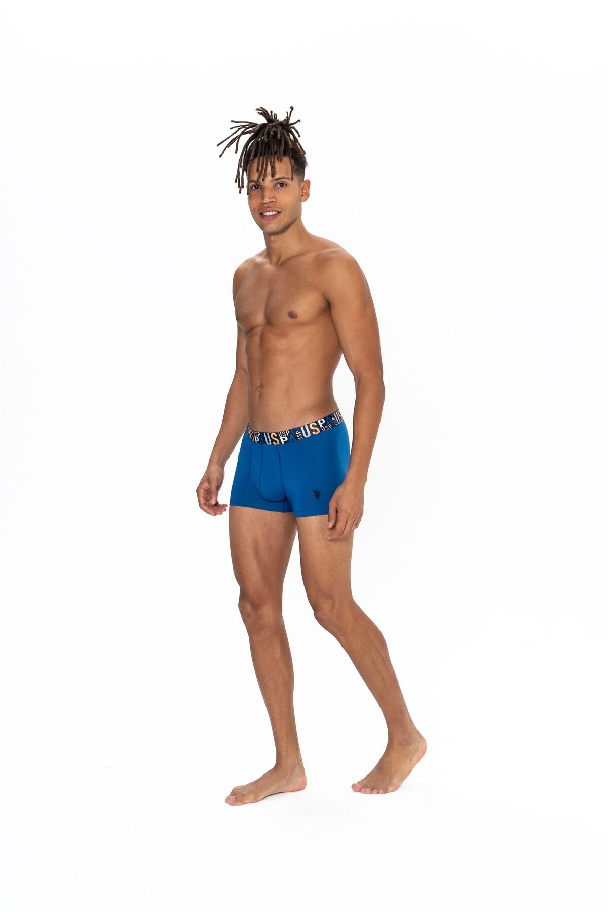 U.S. Polo Assn. U.S. Polo Assn. Erkek 3' Lü Farklı Renkli Boxer Kutulu - Çoklu Renk - TLAYE80O57S2W