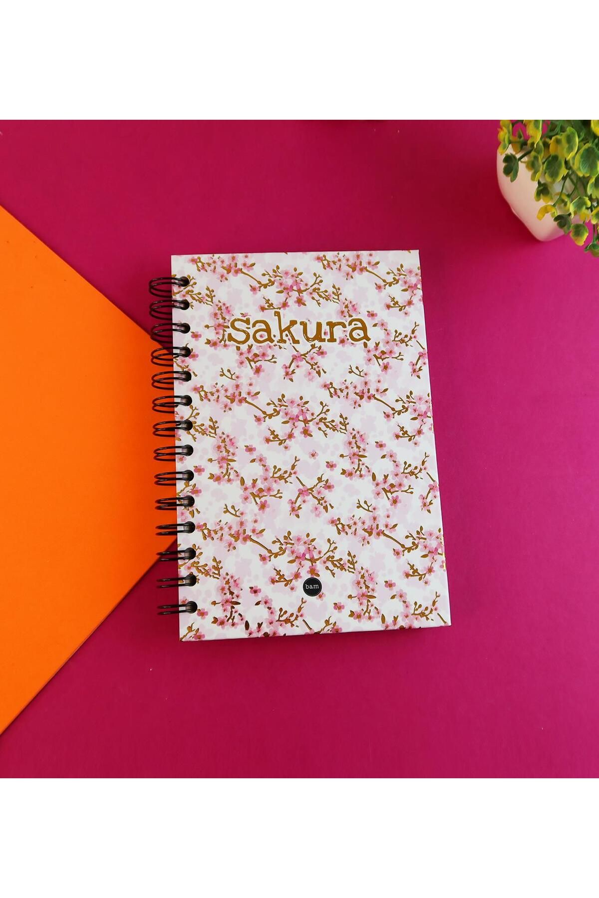 Gift Moda Özel Tasarım Spiralli 15*21 cm Dot Defter, Eskiz Defteri, Doodle Book - 2 SAYFA STICKER HEDİYELİ