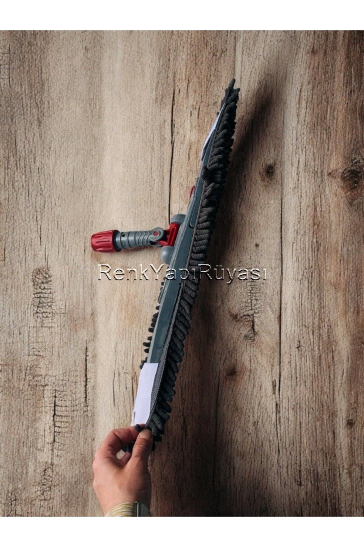 RENK YAPI RÜYASI 60 LIK NEMLİ MOP APARATI VE MAKARNA MOP HASTANE İŞ YERİ OKUL FABRİKA TEMİZLİĞİ İÇİN TEMİZLİK SETİ