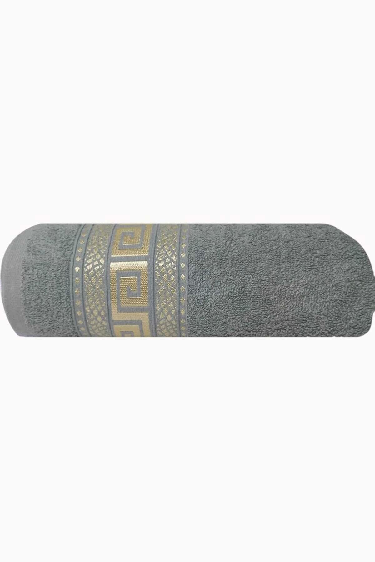Mira Home Nayra %100 Pamuklu Banyo Havlusu 70x140 Cm Gri