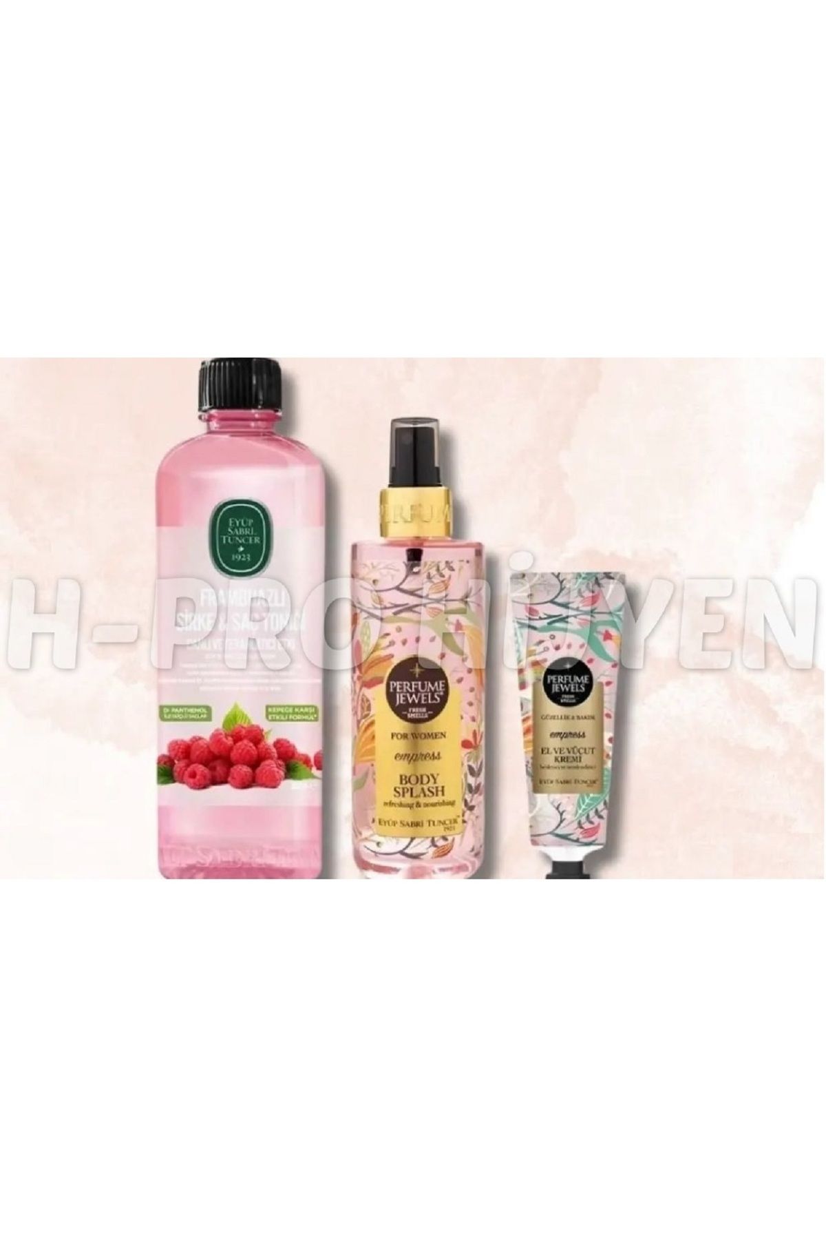 Eyüp Sabri Tuncer EYÜP SABRİ TUNCER FRAMBUAZLI SAÇ TONİĞİ, EMPRESS EL VE VÜCUT KREMİ VE BODY SPLASH