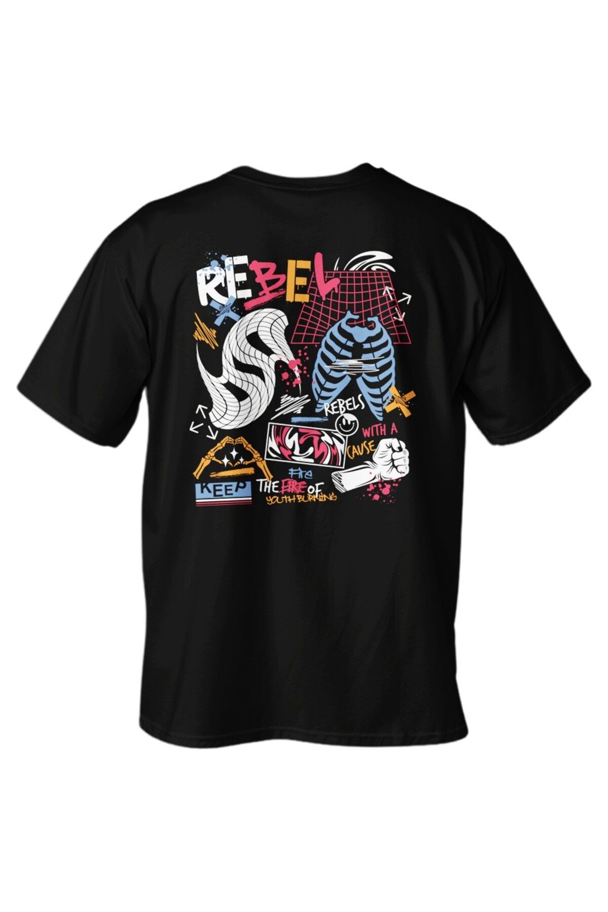 LUMARTA Regular Rebel Baskılı T-Shirt