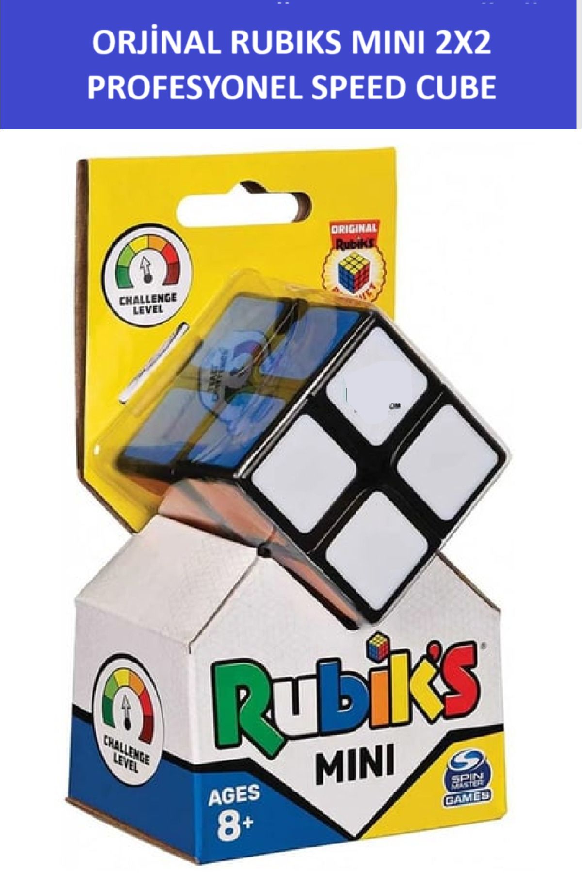 ZETCONCEPT MINI 2X2 PROFESYONEL SPEED CUBE-2X2 ZEKA KÜPÜ-SABIR KÜPÜ-WCA TURNUVA KÜPÜ