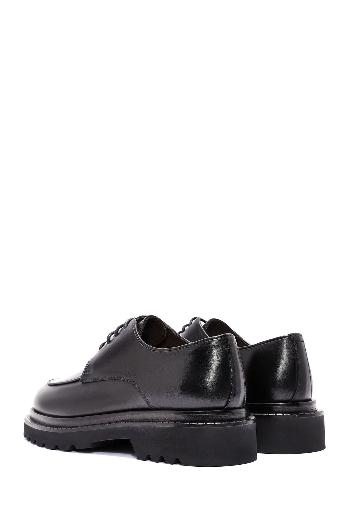Derimod-Men's Black Lace-Up Leather Casual Shoes 24Wfd 602518 5