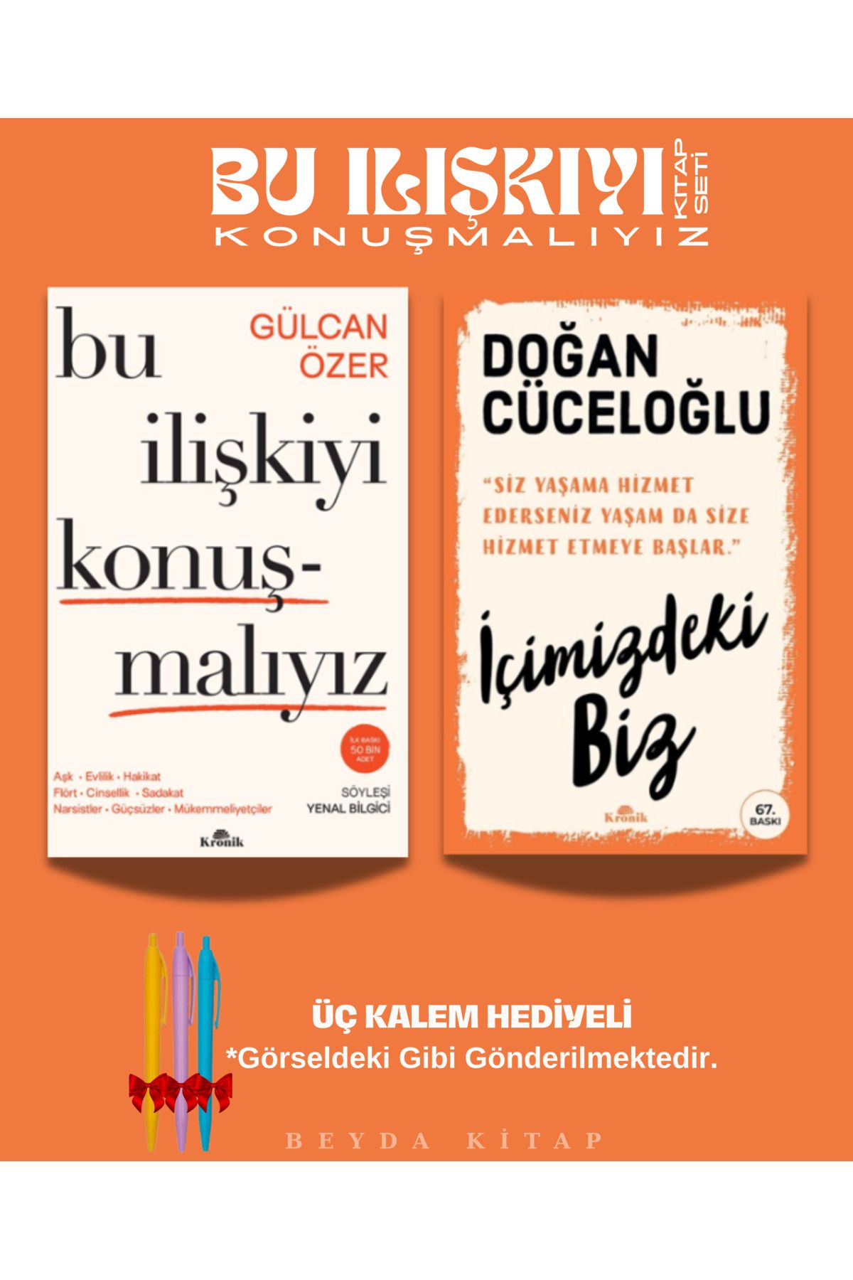 Kronik Kitap Bu İlişkiyi Konuşmalıyız - İçimizdeki Biz - Kitap Seti - Üç Kalem Hediyeli, ASKN56