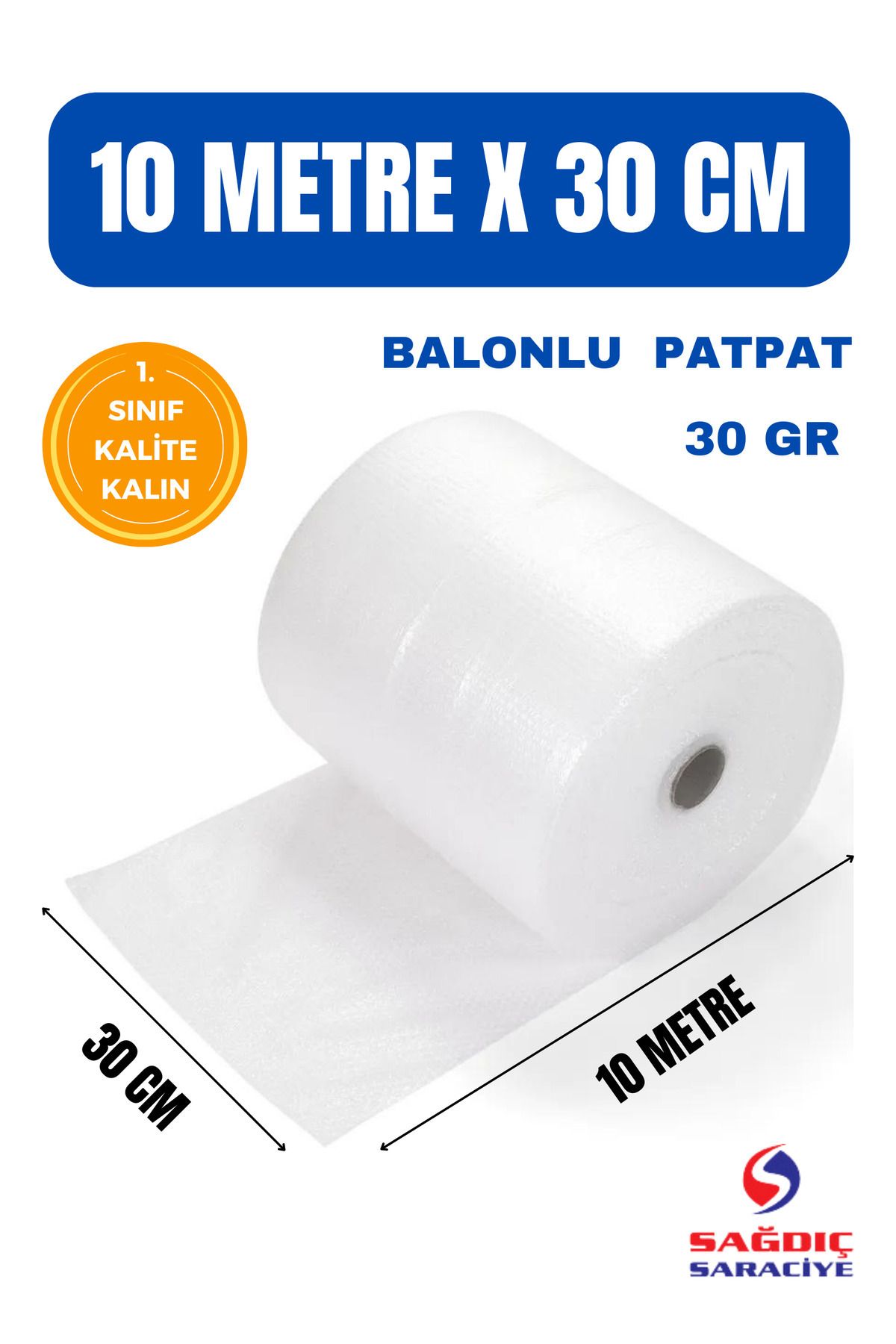 Sağdıç Saraciye Balonlu Pat Pat Naylon 30x 10 Cm Kalın Ambalaj Malzemesi E Ticarete Uygun, Eşya Koruma, Paketleme