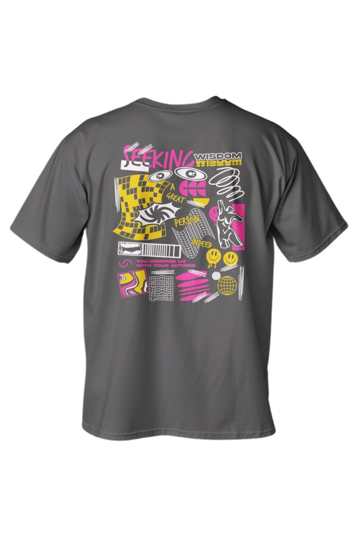 LUMARTA Regular Seeking Baskılı T-Shirt