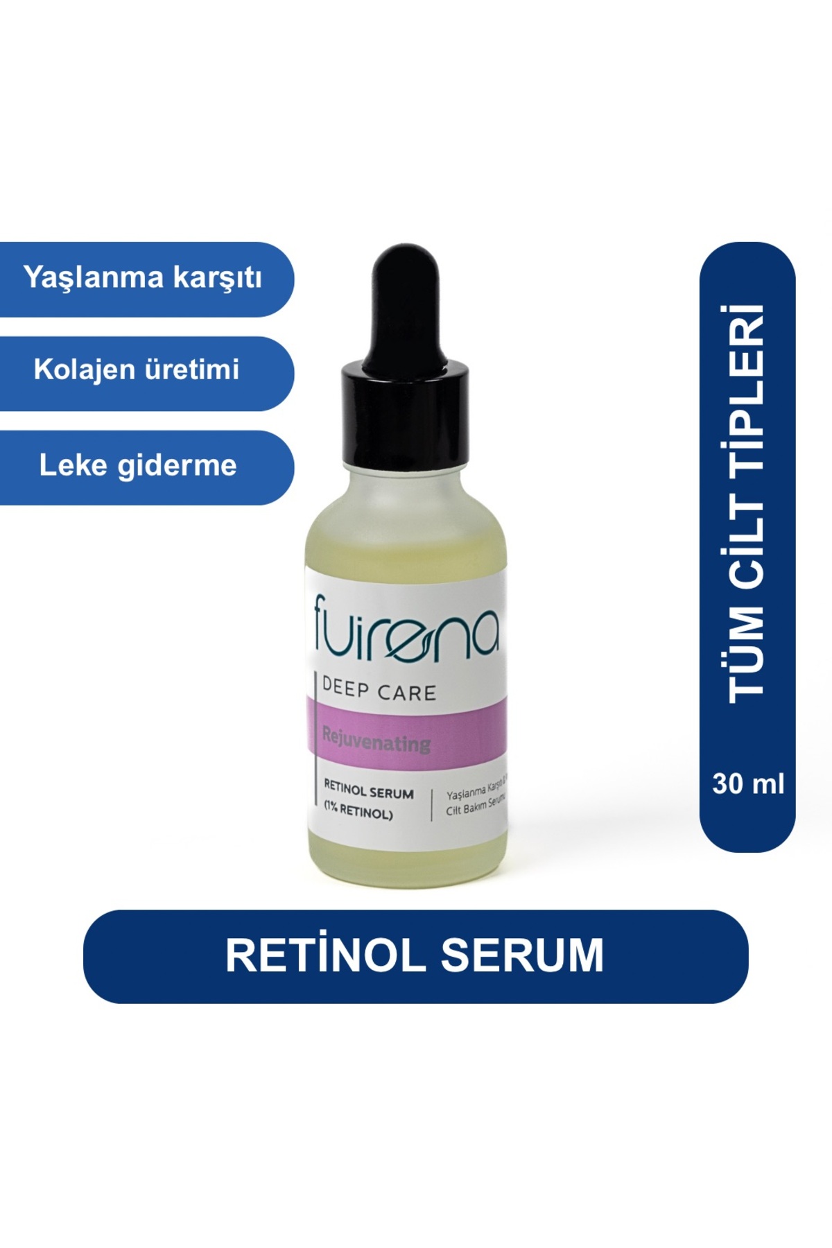 Fuirena Deep Care Yaşlanma Karşıtı Kırışıklık Önleyici %1 Retinol İçeren Cilt Bakım Serumu — 652358965