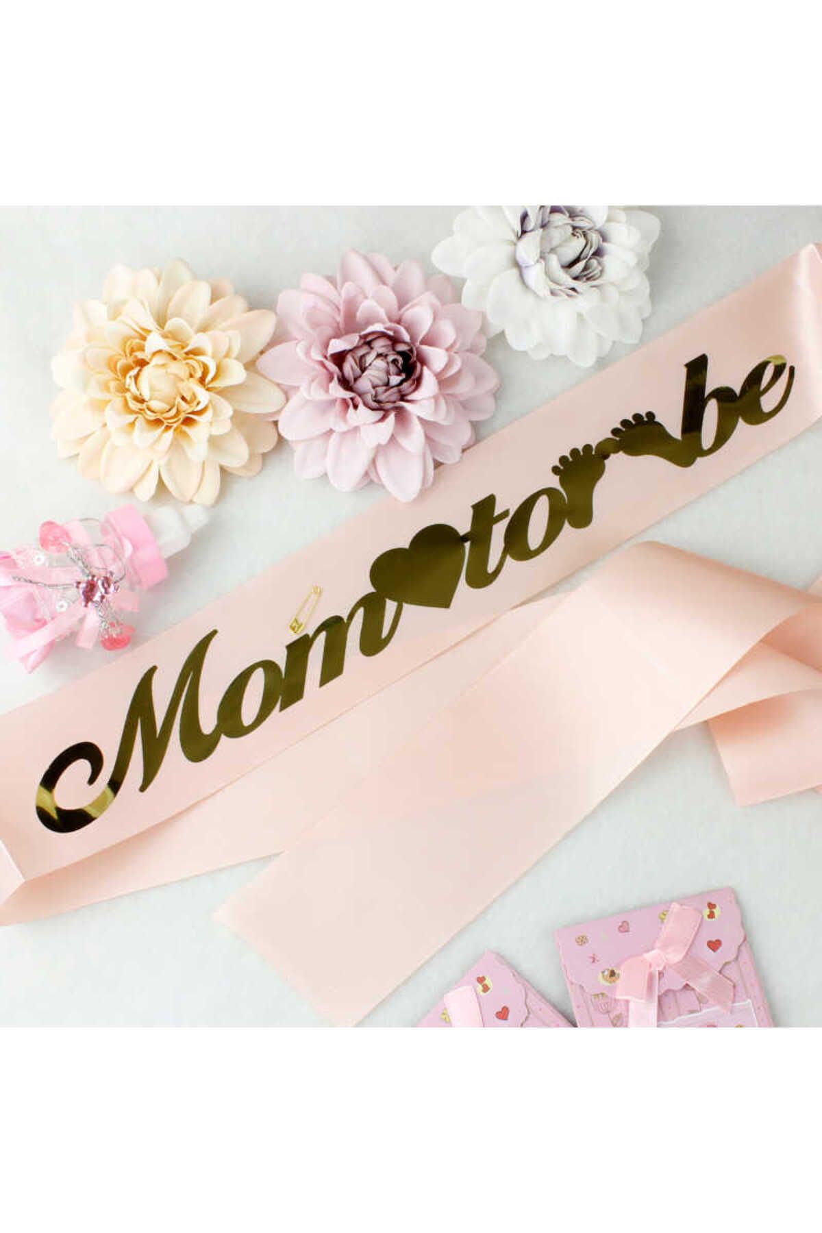 DOĞA PARTİ EVİ Mom To Be Kuşak Doğum Partisi Kuşağı Cinsiyet Partisi Kuşağı Anne Kuşağı Baby Shower