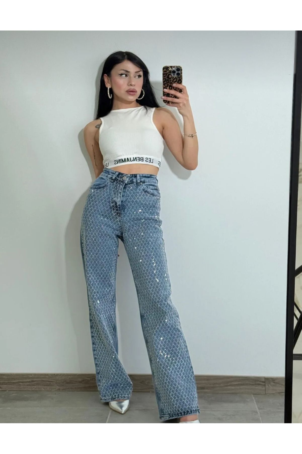 Style Taşlı Jeans
