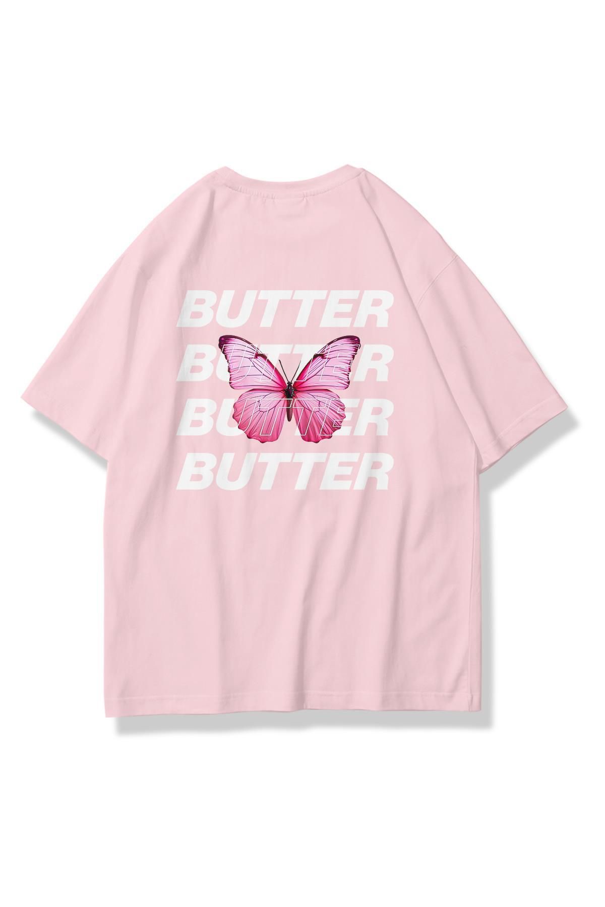 Trendiz Unisex Pink Butter Tshirt Pembe