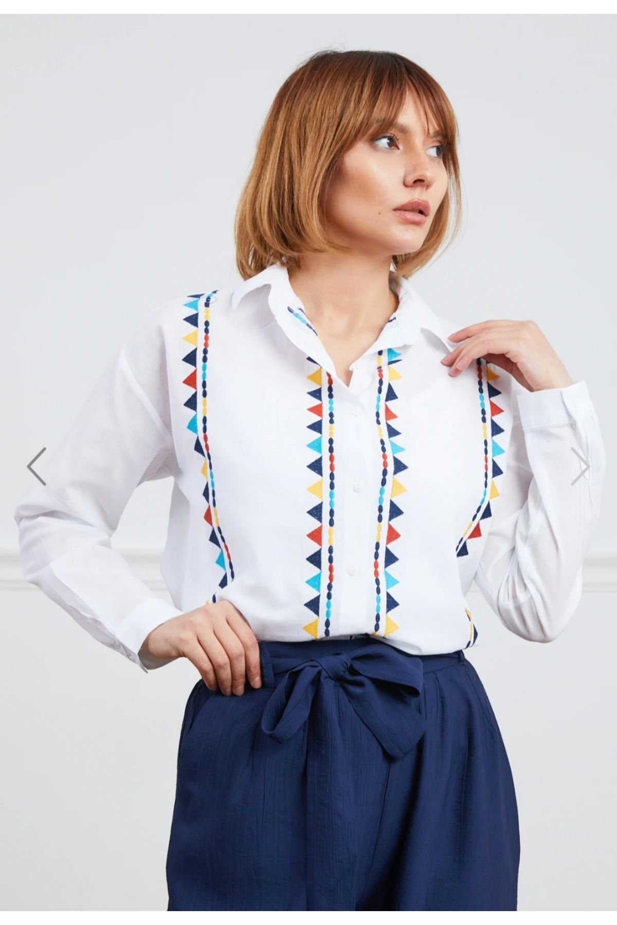 Butik Nakışlı Gömlek