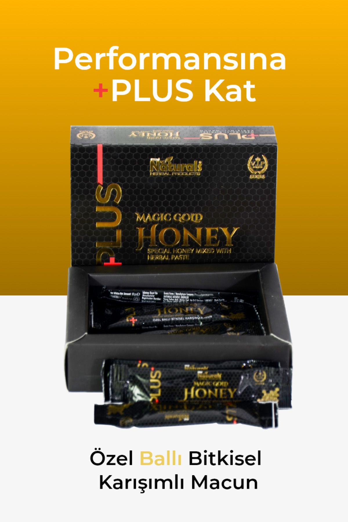 Aktiva Naturals Magic Gold Honey Plus Özel Ballı Bitkisel Karışımlı Macun 12x12gr.