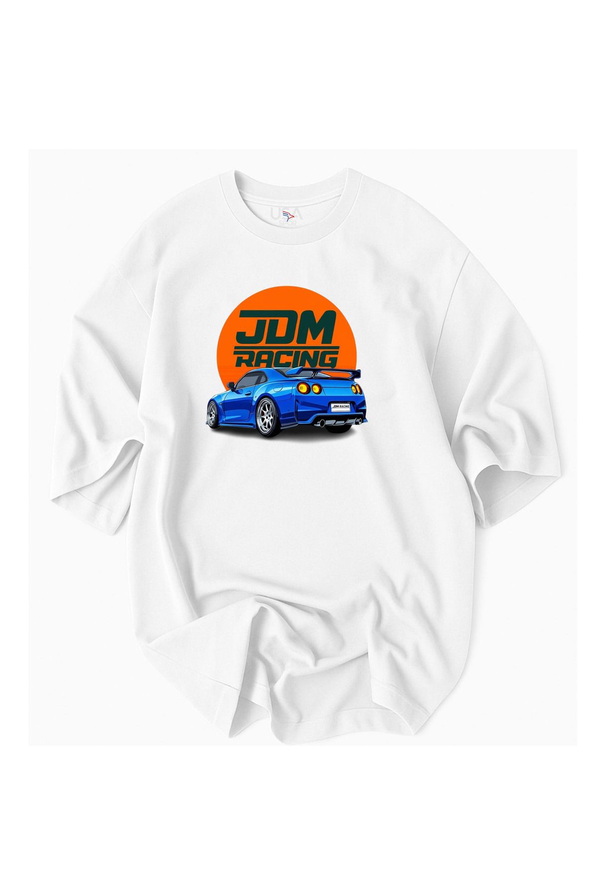 Racıng JDM RACING® Resmi Koleksiyon – Oversize Hız Temalı Erkek Tişörtleri- JDM Racıng %100 Pamuk T-Shirt