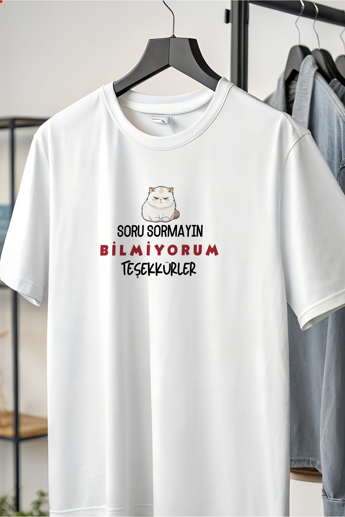 VİZYON İKRA "Soru Sormayın" Baskılı Unisex T-shirt/Tişört - TÜM YAŞ GRUPLARI