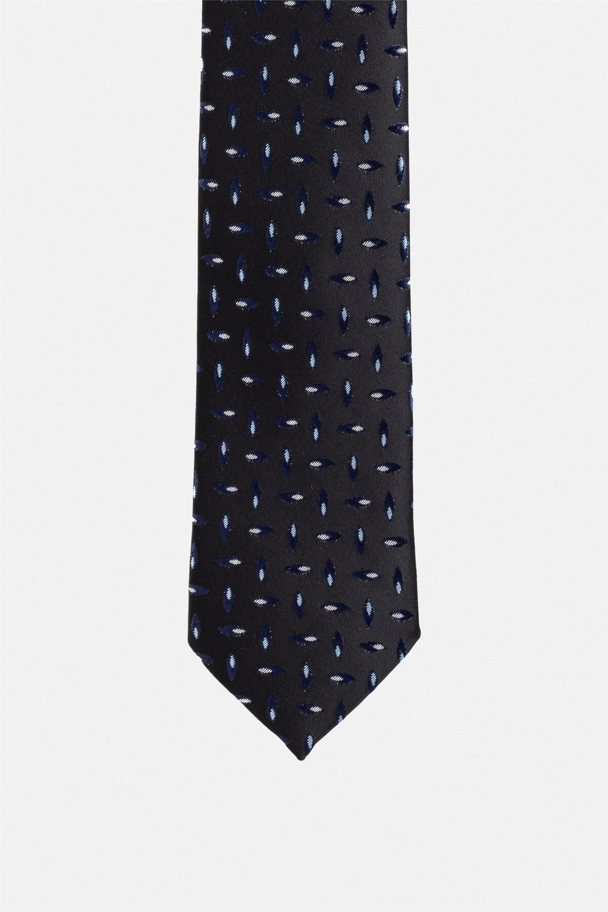 SÜVARİ-Black Printed Tie 2