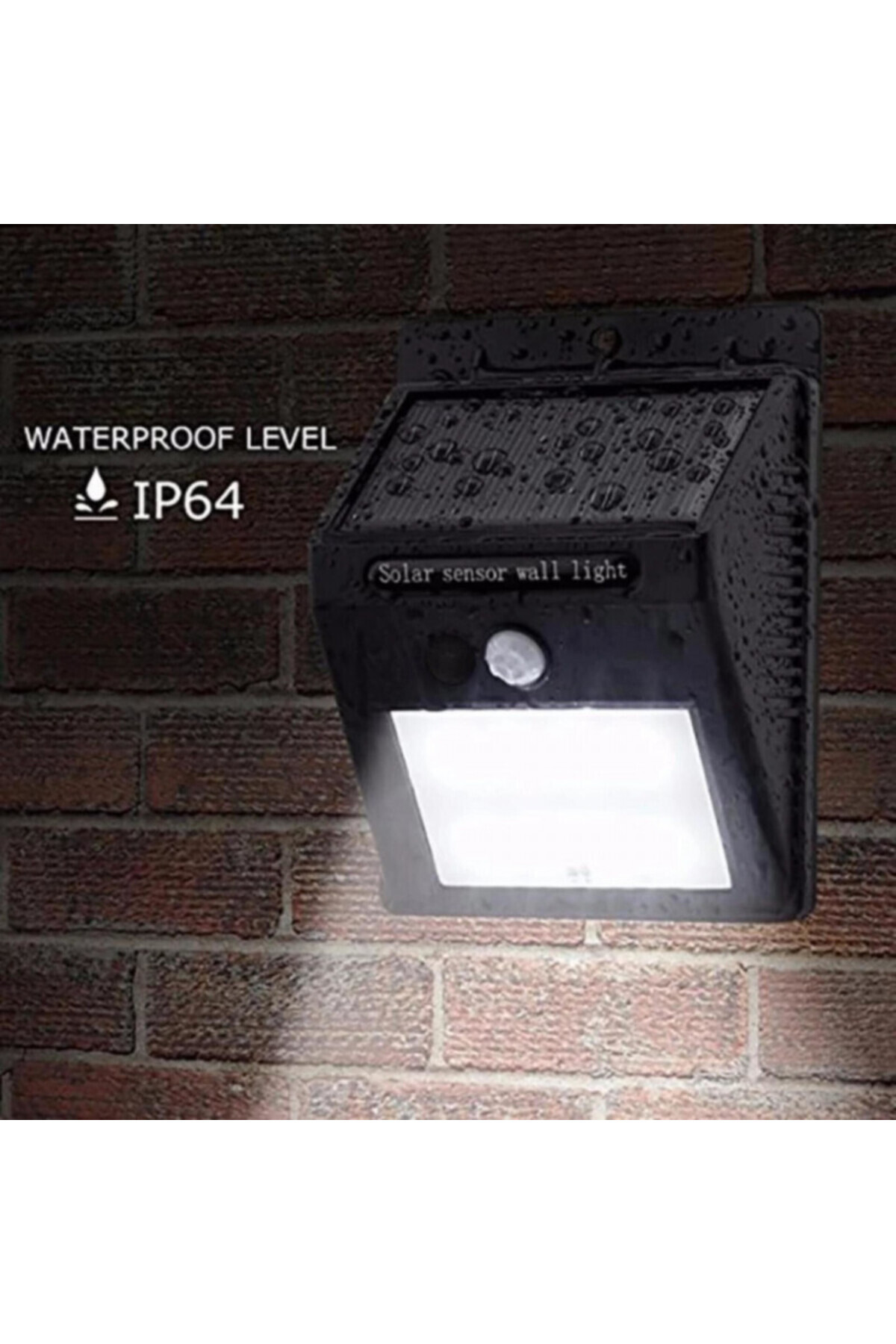 MACVI-Macvi® Solar Lamp with Motion Sensor, 30 SMD LEDs, IP65, Lighting Modes, Economic and Sensor 4