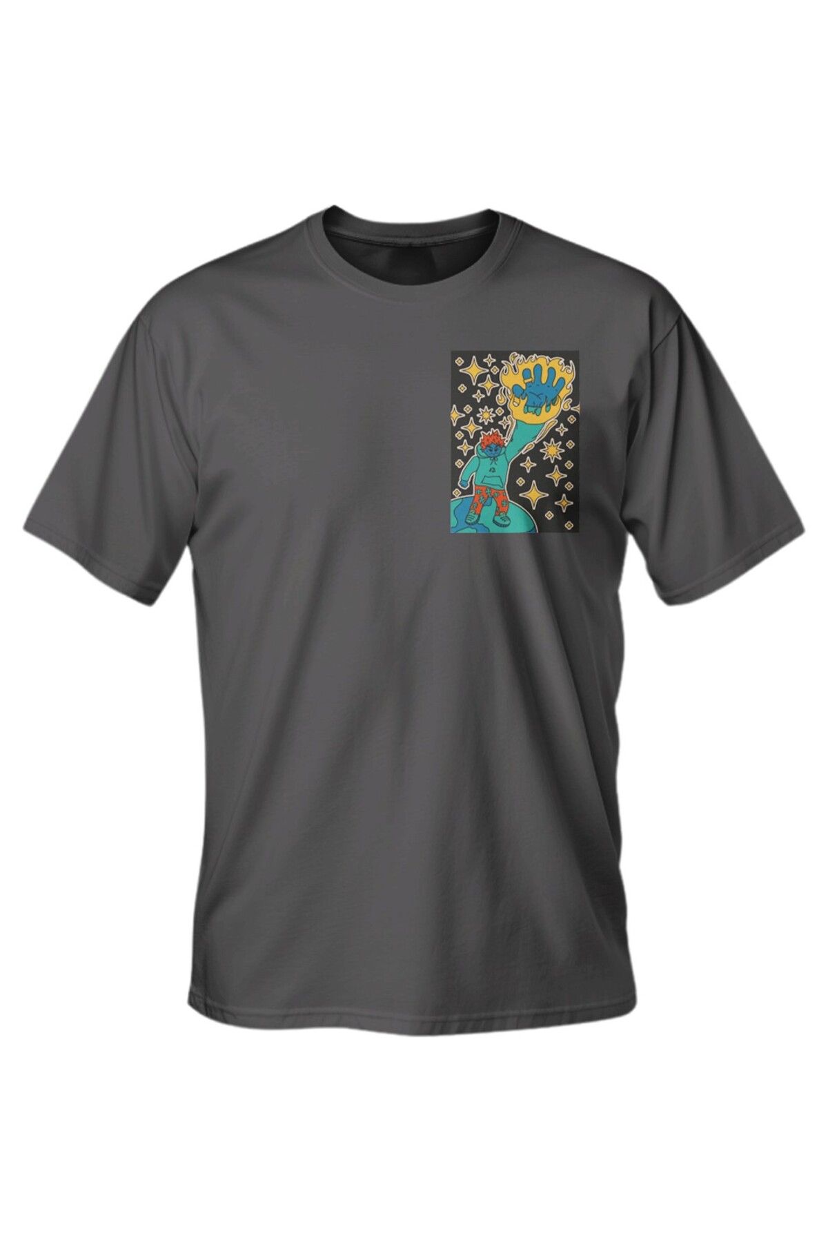 LUMARTA Regular Street Stars Baskılı T-Shirt