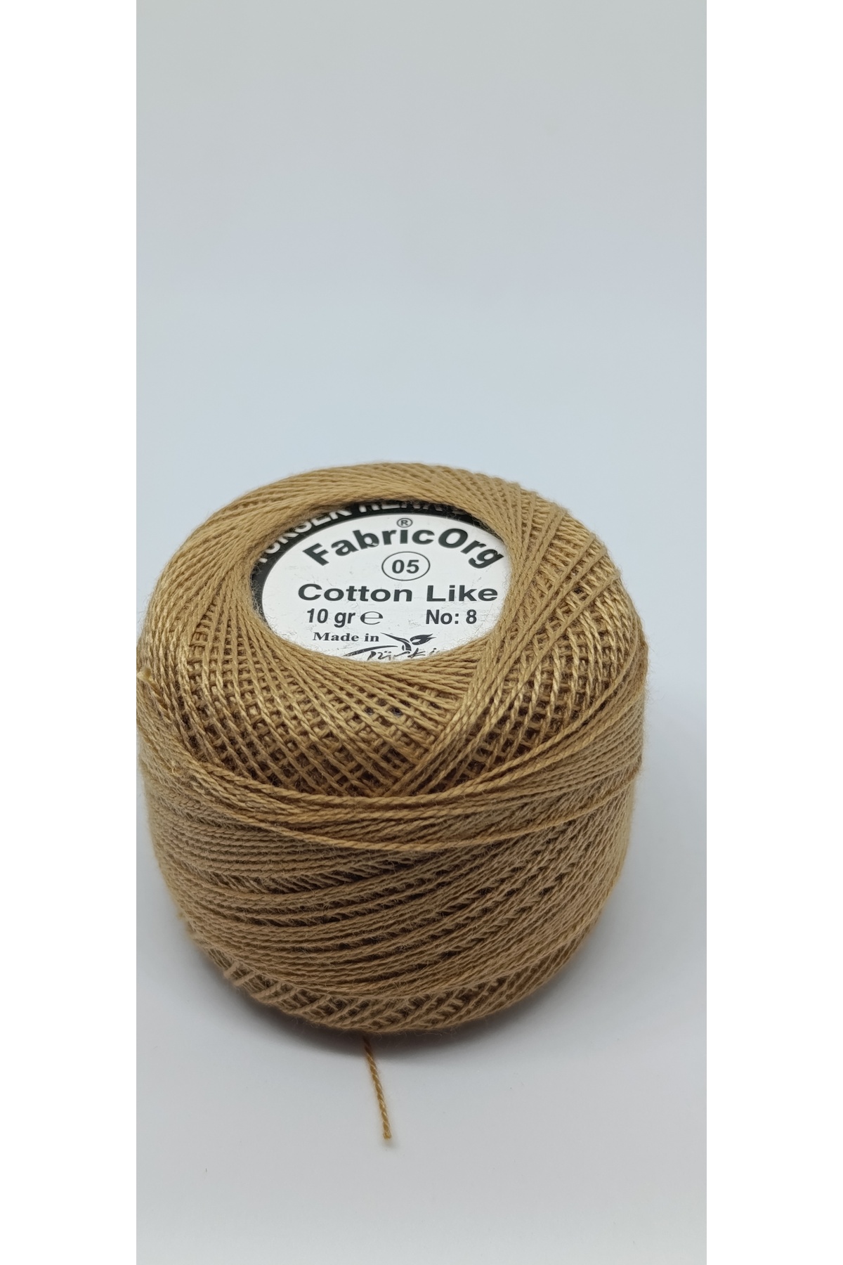fabricorg Cotton Like Etamin-kanaviçe Iplik (10 GR-NO8 İP) - TEK