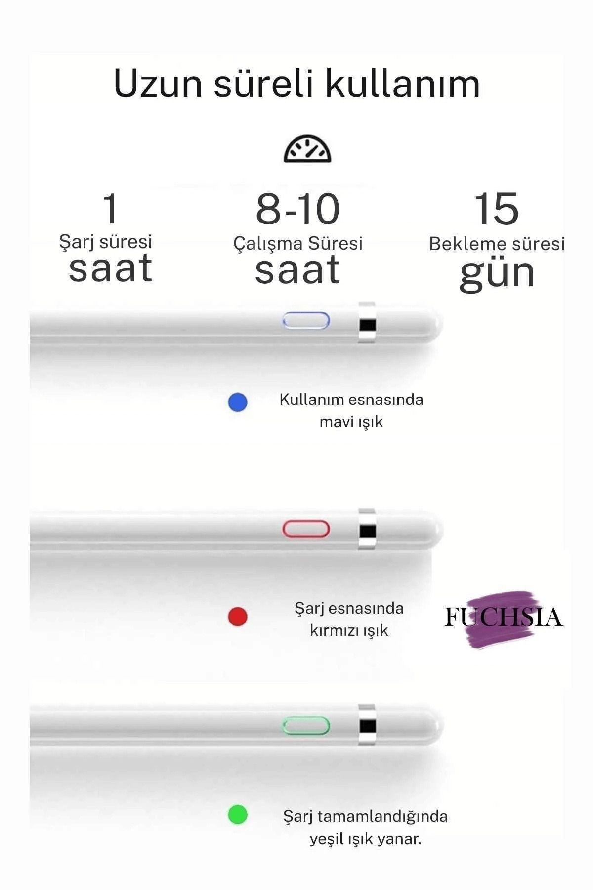 Fuchsia-Tab M10 Compatible Tb-X306F (2Nd Generation) Touch Screen Pen for Writing and Drawing 6