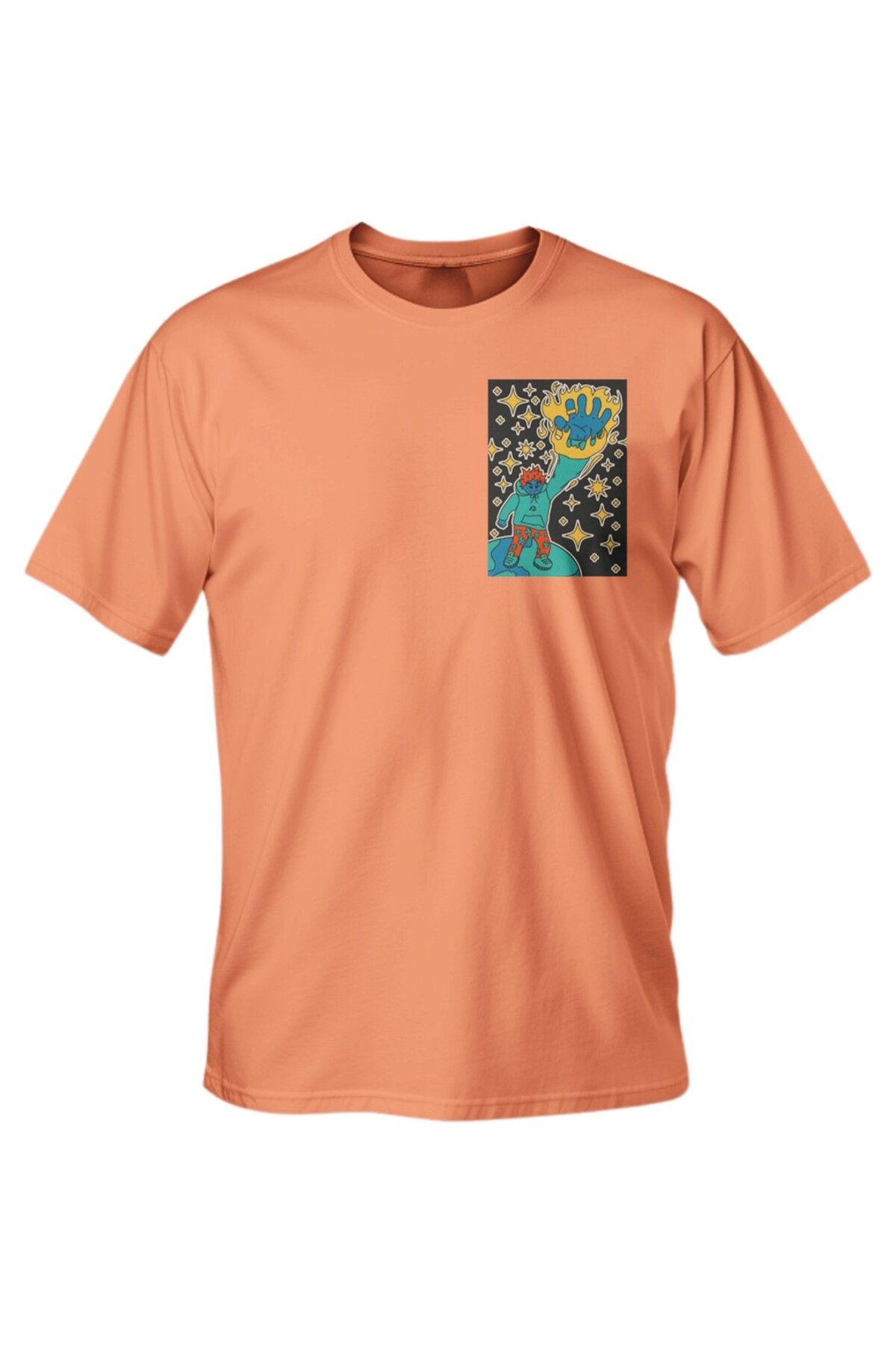 LUMARTA Regular Street Stars Baskılı T-Shirt