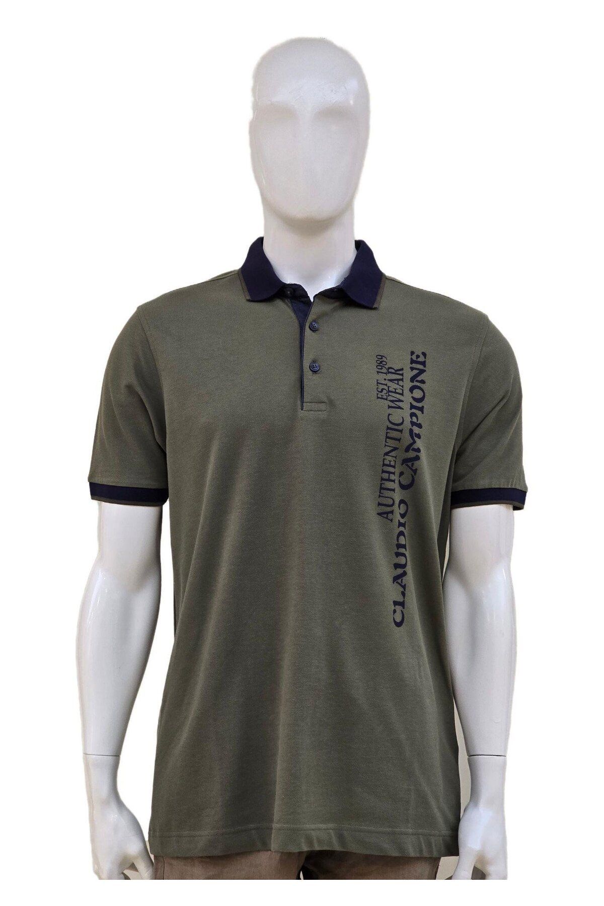 Campione 1319206 Erkek Polo T-Shirt Olive
