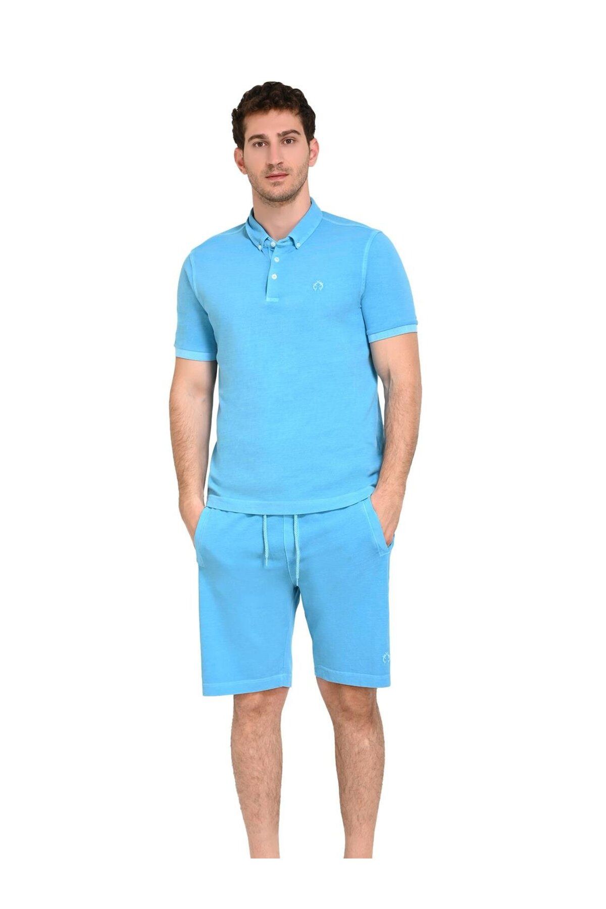 Campione 1319902 Erkek Polo T-Shirt Turquoise