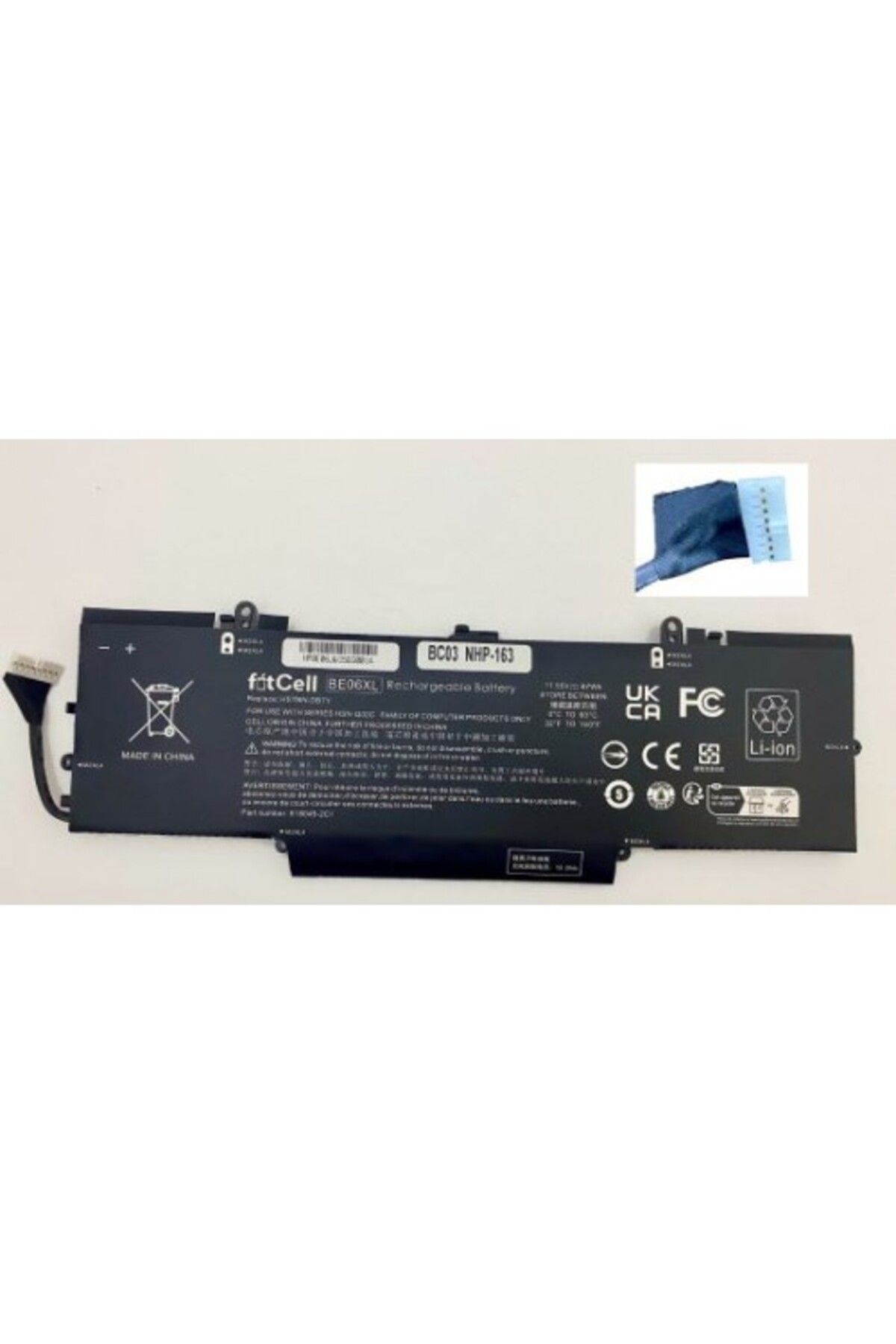 FITCELL Hp HSTNN-IB7V HSTNN-1B7V uyumlu Notebook Batarya - Pil