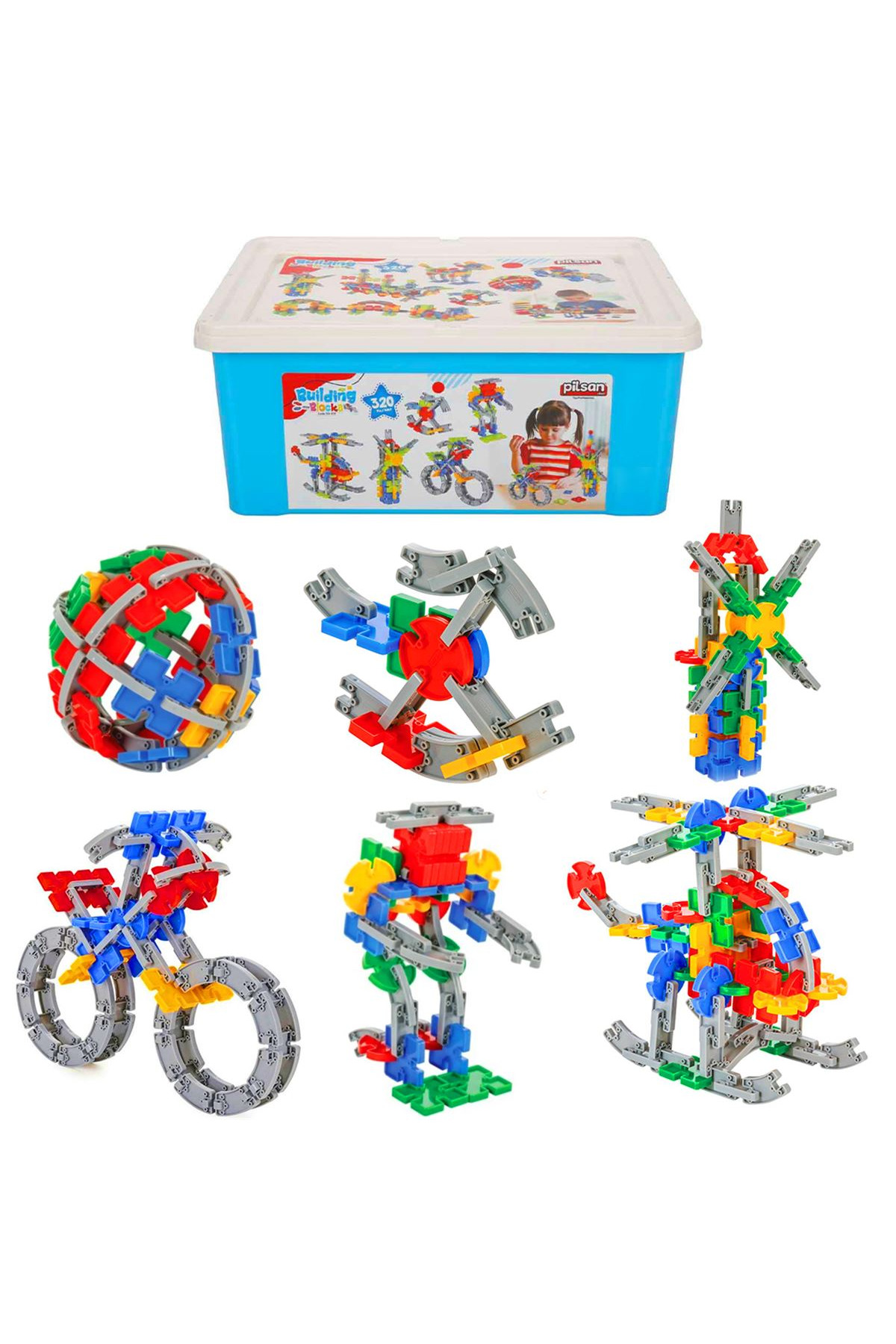 بلوک‌های ساختمانی ۰۳-۵۰۸، ۳۲۰ قطعه، ۳ سال به بالا