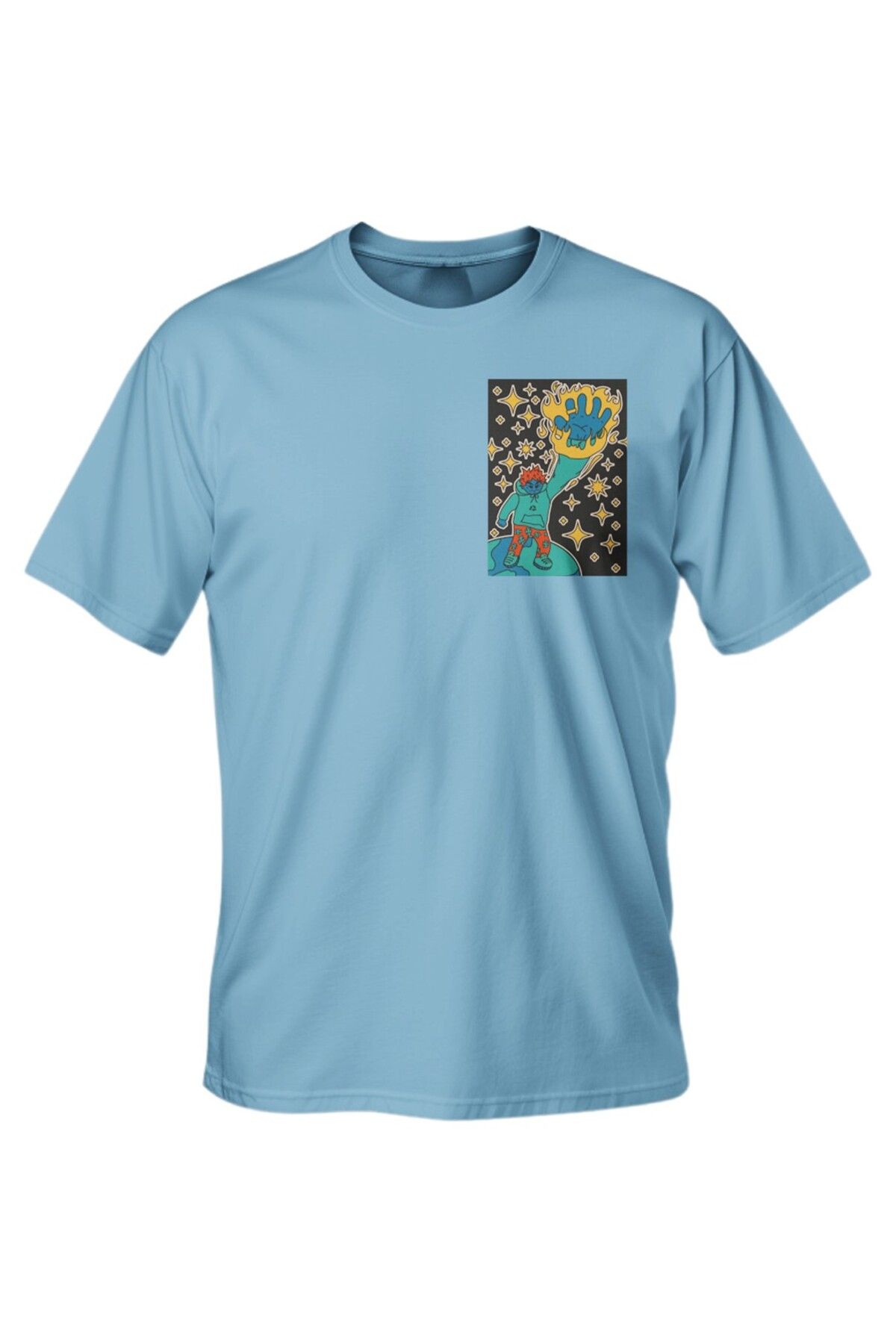 LUMARTA Regular Street Stars Baskılı T-Shirt