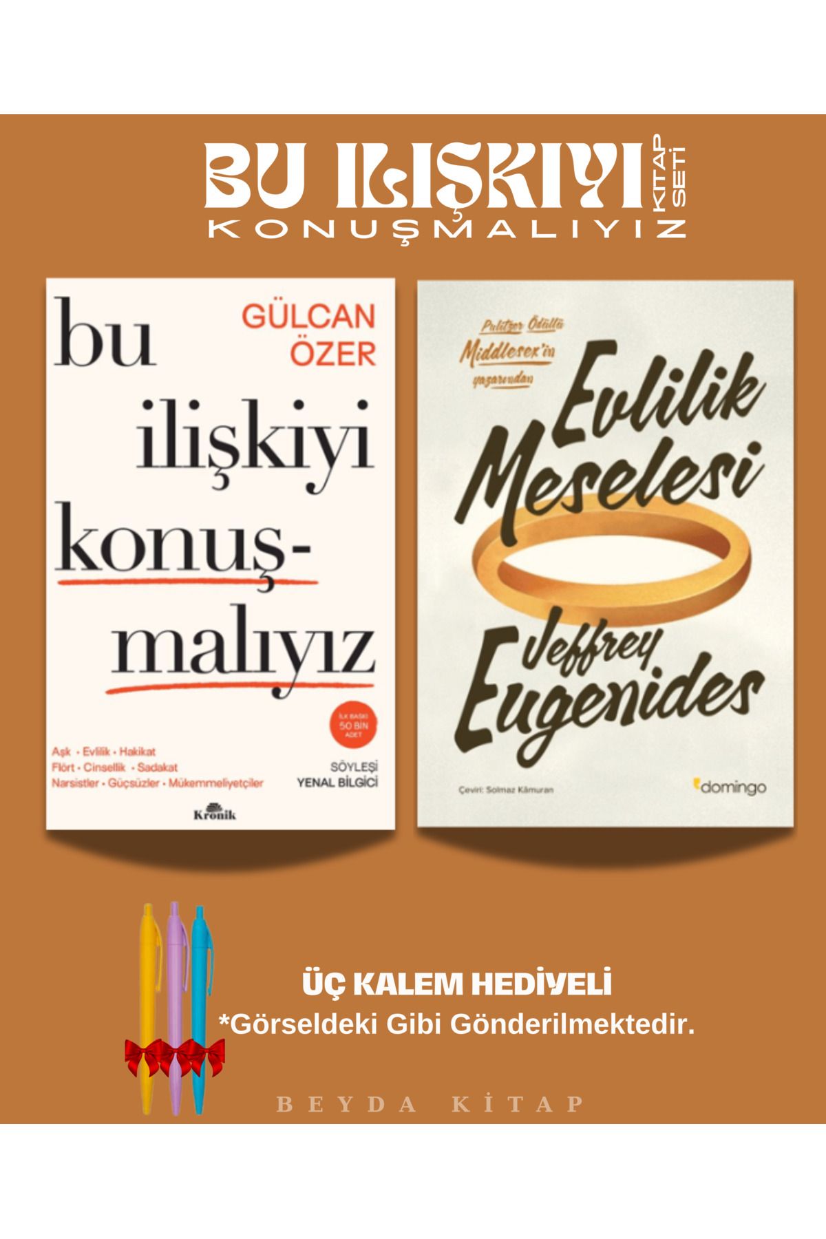 Kronik Kitap Bu İlişkiyi Konuşmalıyız - Evlilik Meselesi - Kitap Seti - Üç Kalem Hediyeli, ASKN56