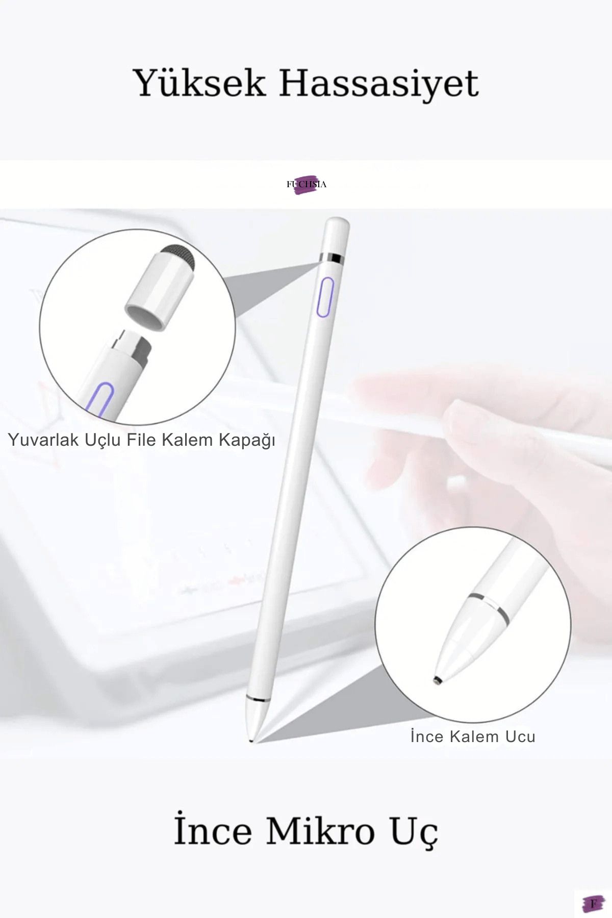 Fuchsia-Tab M10 Compatible Tb-X306F (2Nd Generation) Touch Screen Pen for Writing and Drawing 5