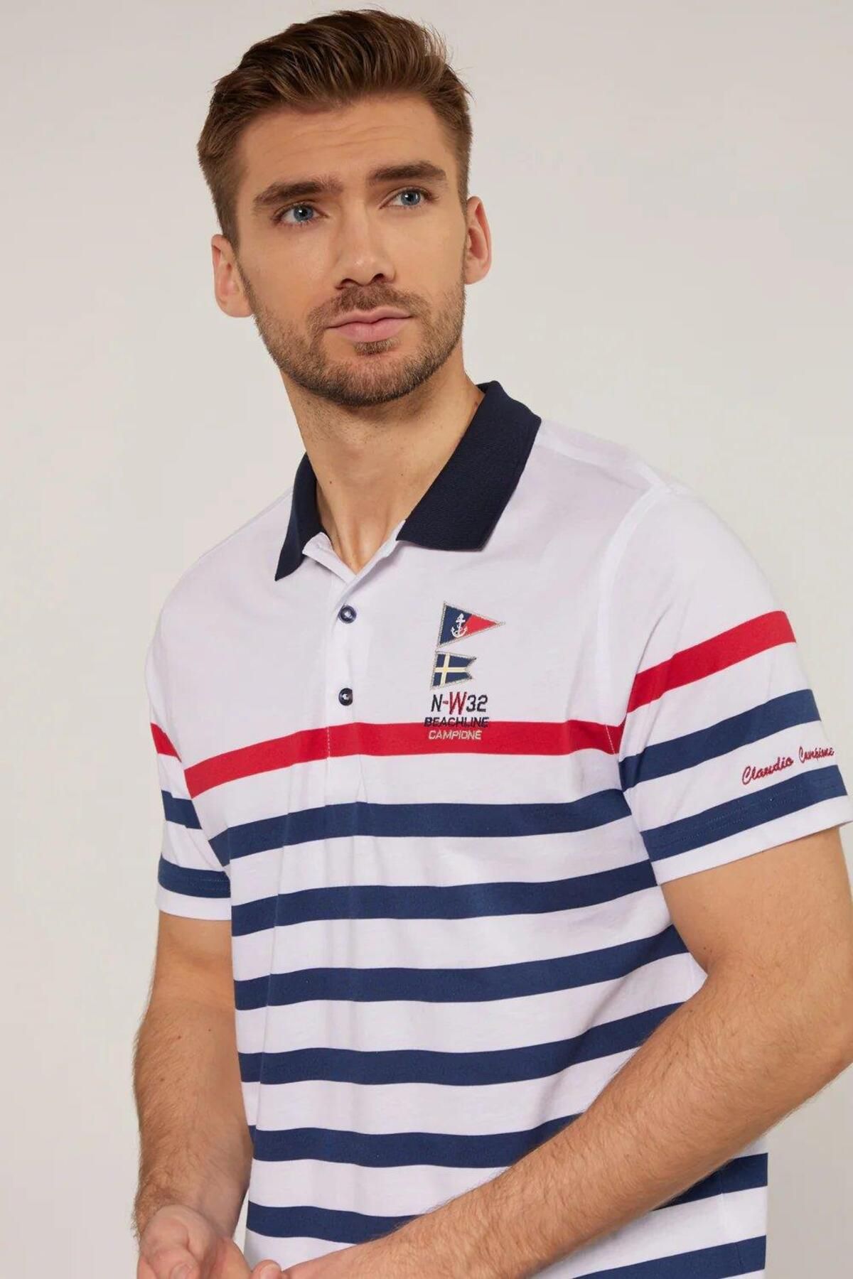 Campione 1319012 Erkek Polo T-Shirt White