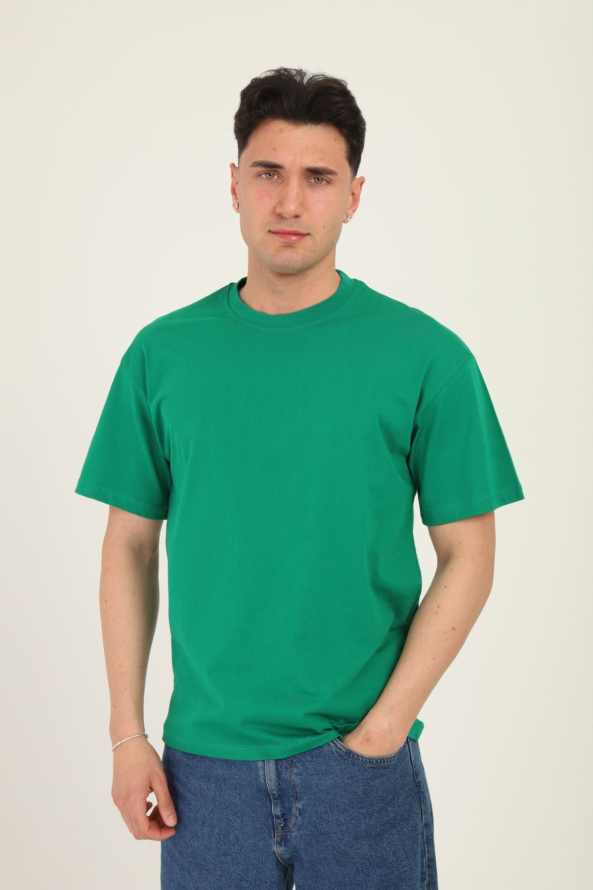 onetwothree One Two Three Erkek T-shirt %100 Koton