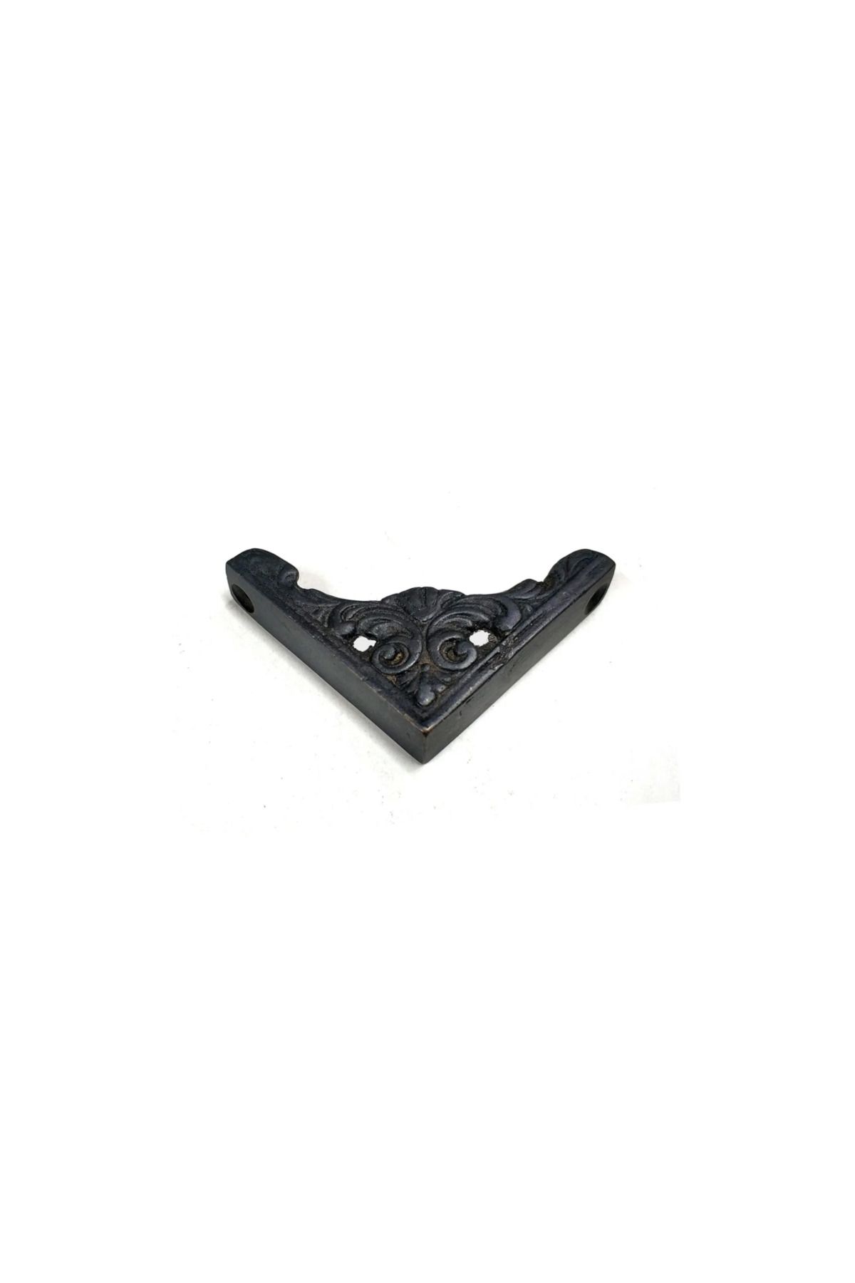 Modafiks Antika Tarz Dekoratif Pirinç Köşe Süsü - 58x58 Mm Oksit